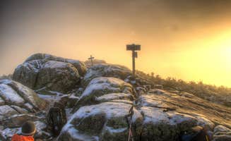 Asher K.'s photo of a dispersed camping area at Guyot Shelter - Dispersed Camping near Franklin, NH