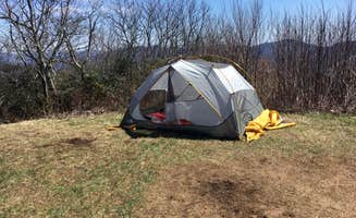 Asher K.'s photo of tent camping at Siler Bald near Hiawassee, GA