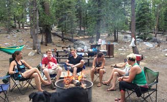 DEREK B.'s photo of camping with pets at Gerle Creek near Kyburz, CA