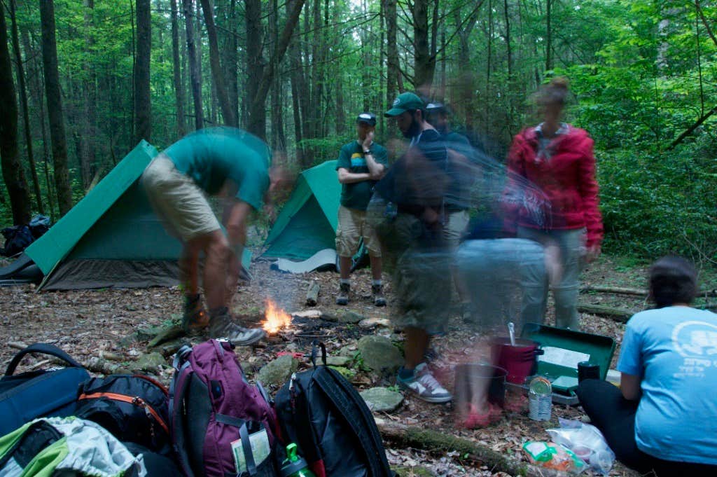 Asher K.'s photo at Persimmon Falls Campground near Mountain City, GA