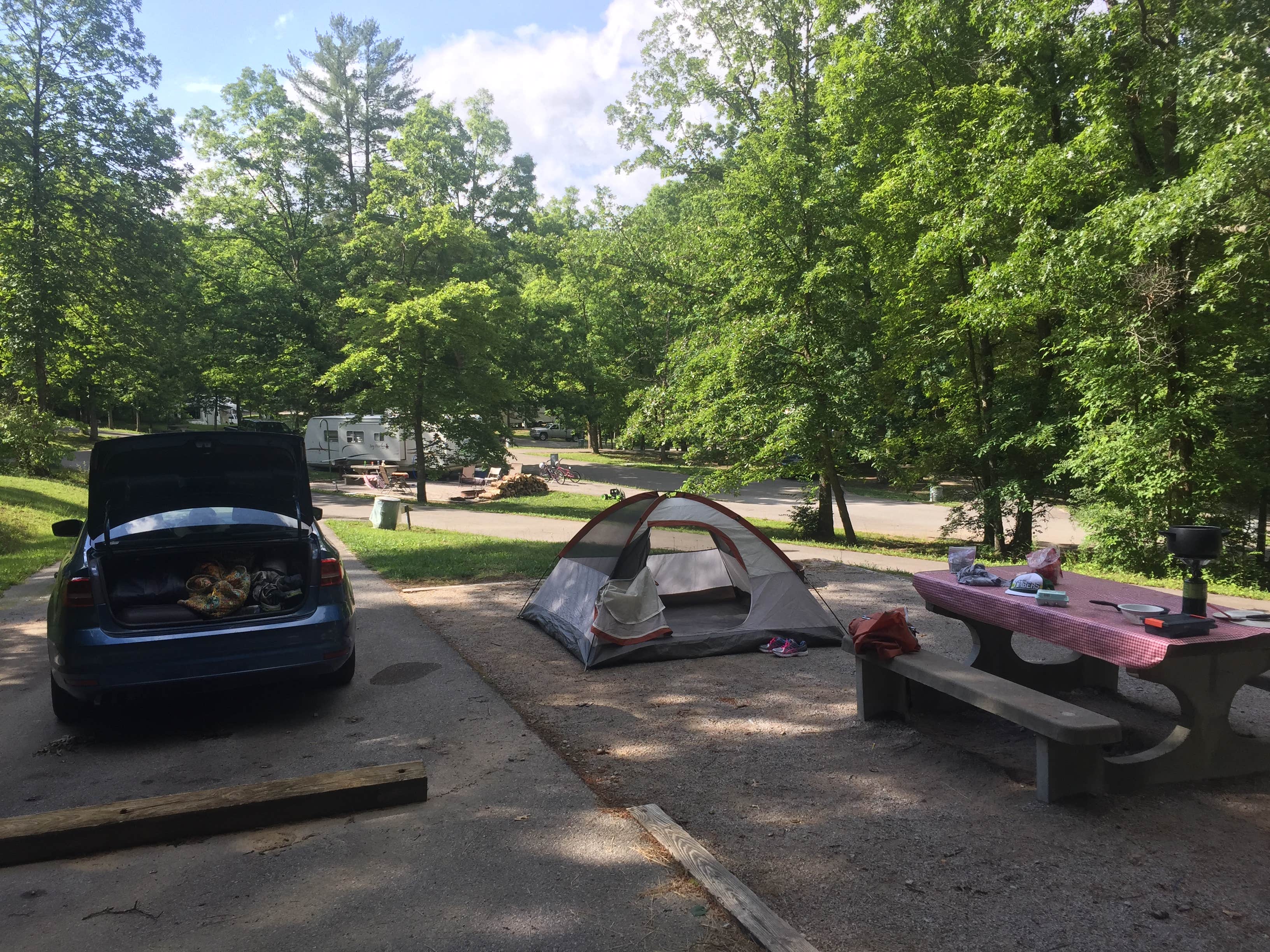 Alicia F.'s photo of rv camping at Cumberland Mountain State Park Campground near Crossville, TN
