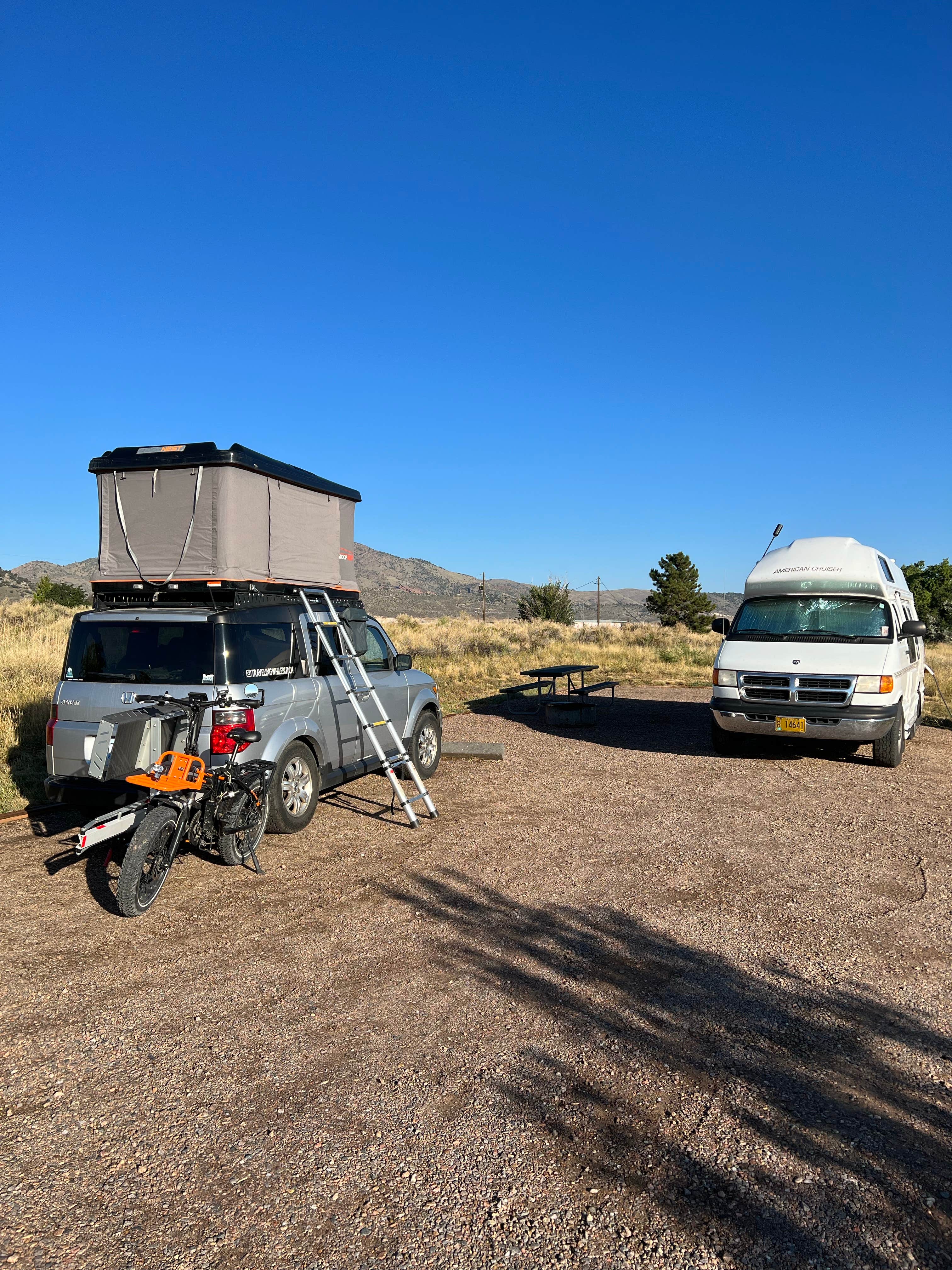 Heather K.'s photo of rv camping at Indian Paintbrush Campground—Bear Creek Lake Park near Littleton, CO