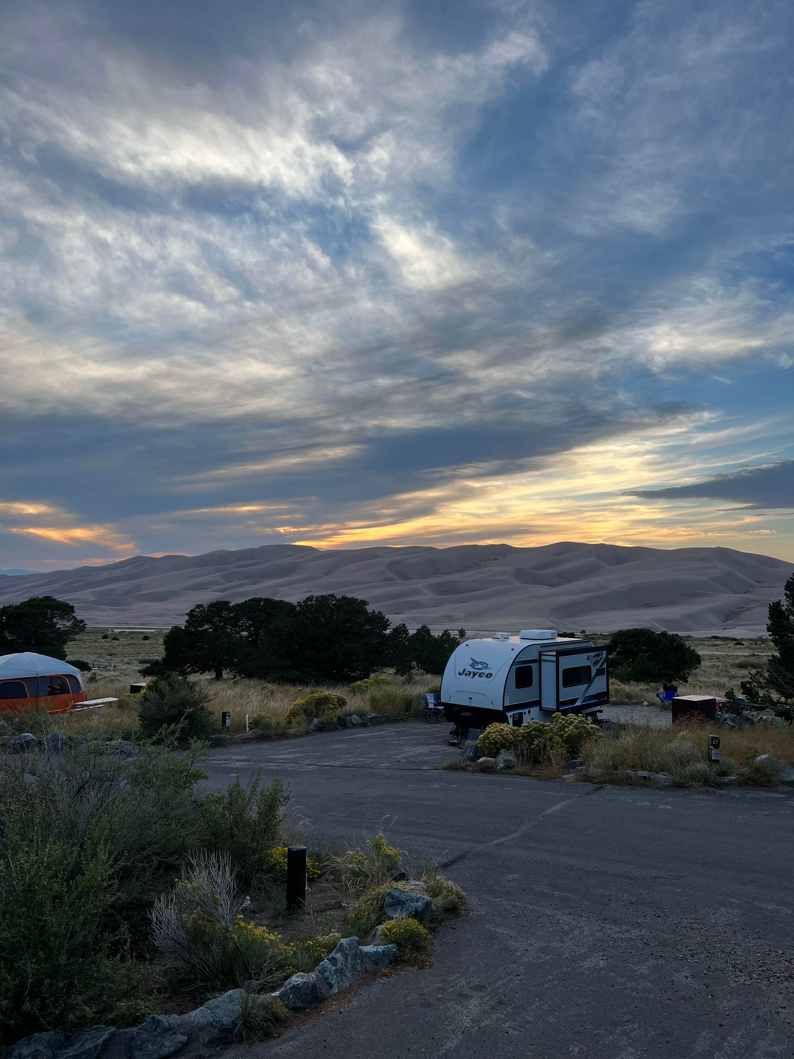 Heather K.'s photo of rv camping at Pinon Flats Campground — Great Sand Dunes National Park near Gardner, CO