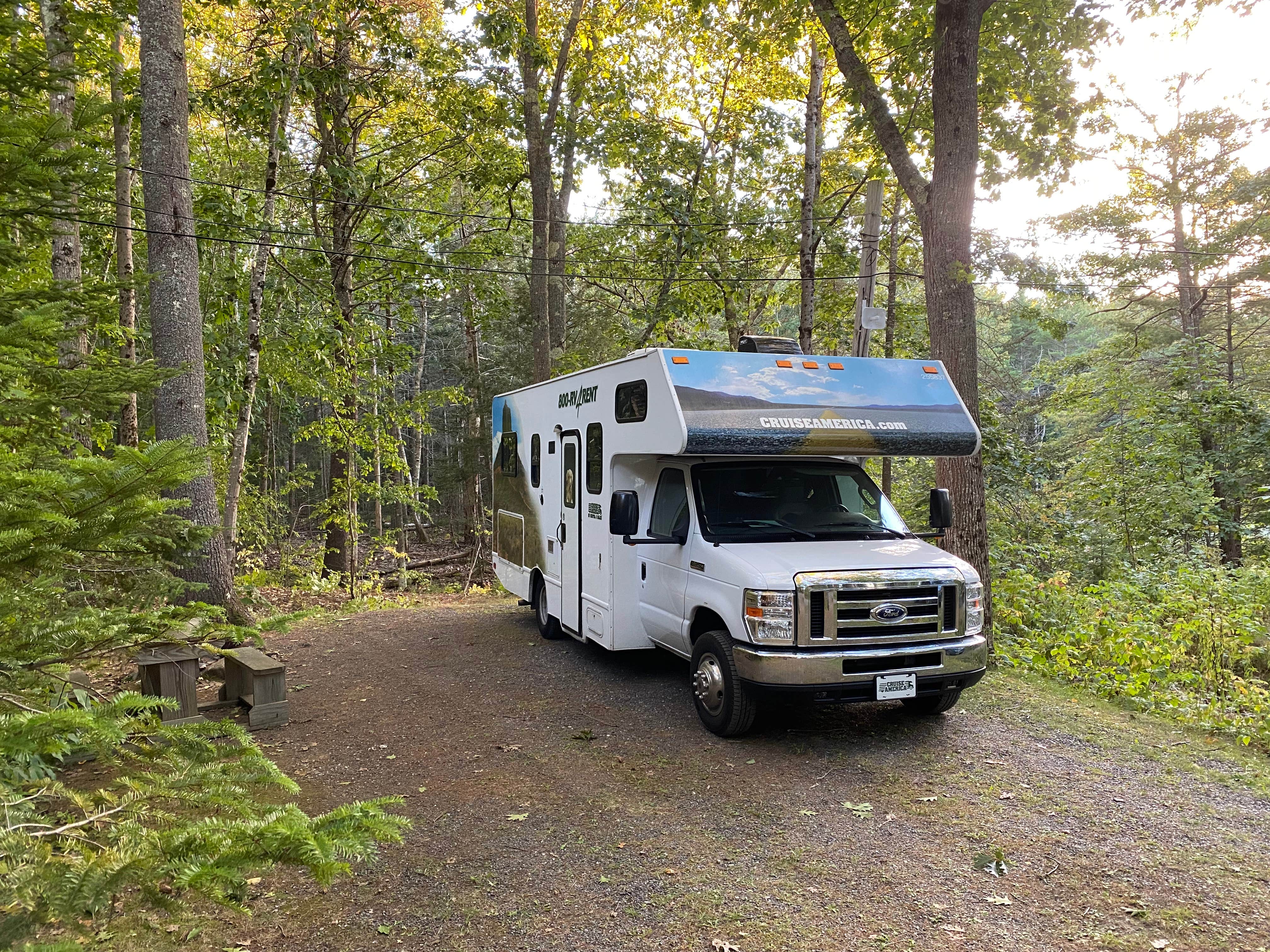 Olaf's photo of rv camping at Shore Hills Campground & RV Park near Boothbay Harbor, ME