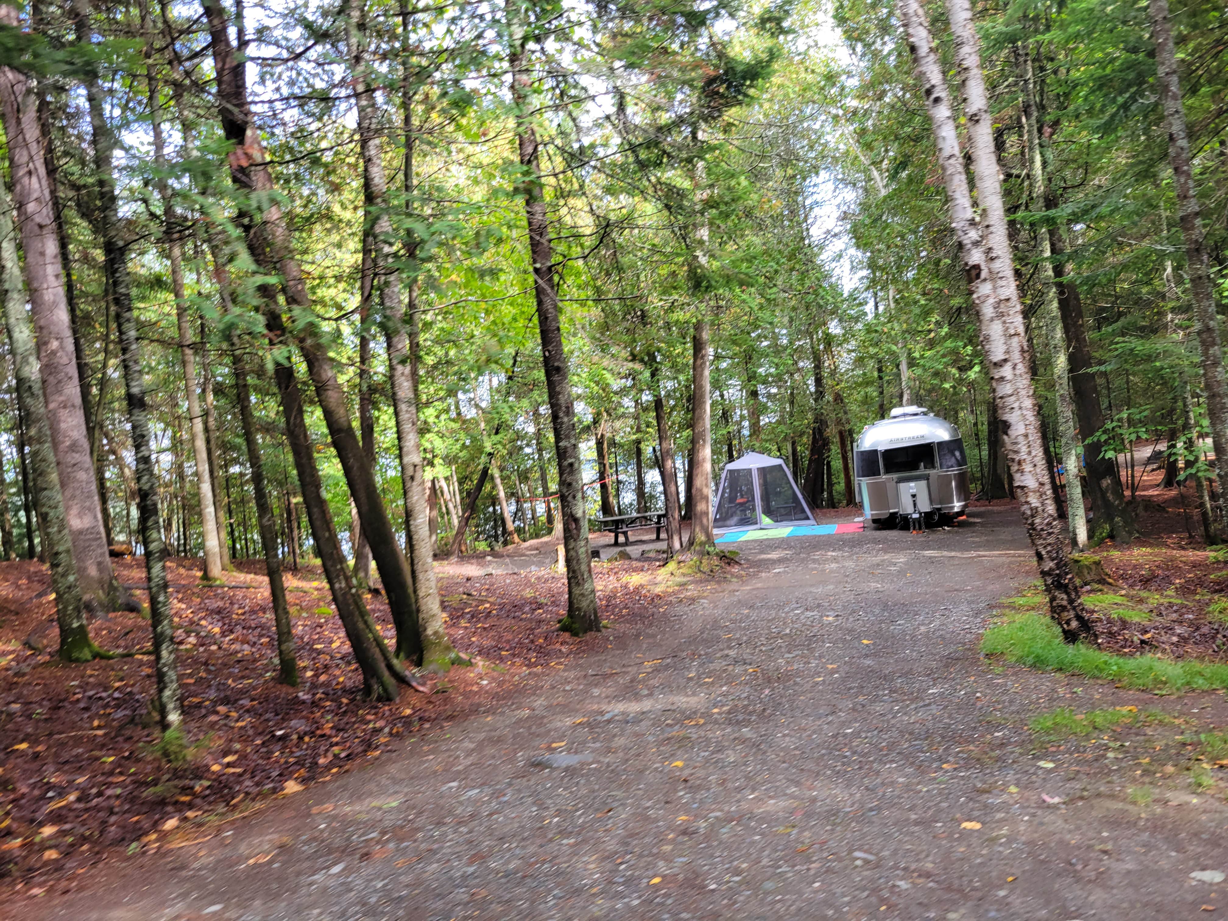 Nancy W.'s photo at Rowell Cove Campground — Lily Bay State Park near Frenchtown, ME