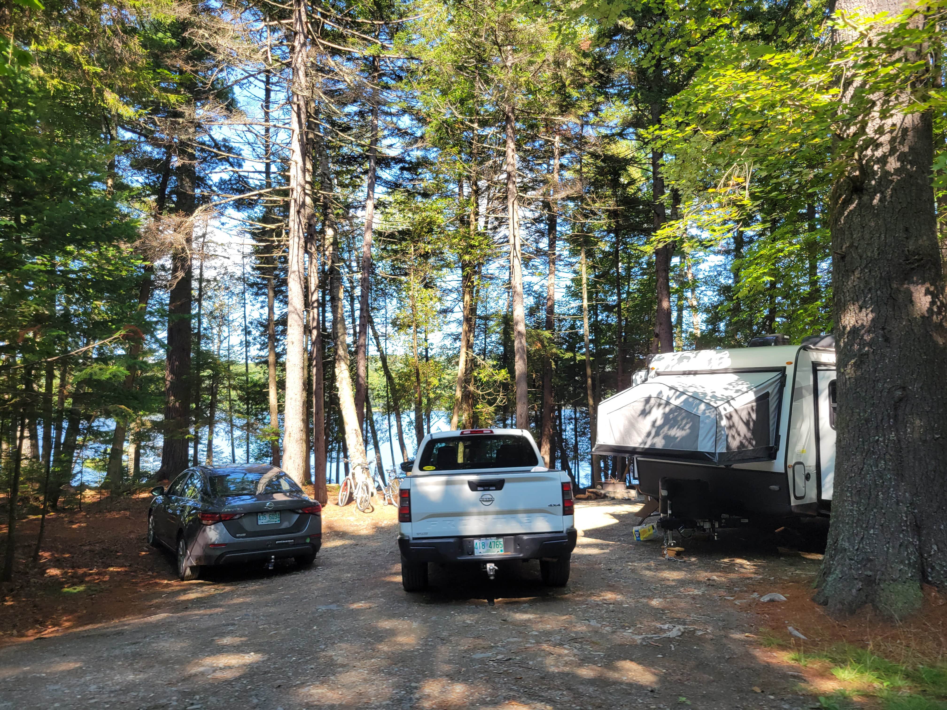 Nancy W.'s photo of rv camping at Rowell Cove Campground — Lily Bay State Park near Dover-Foxcroft, ME