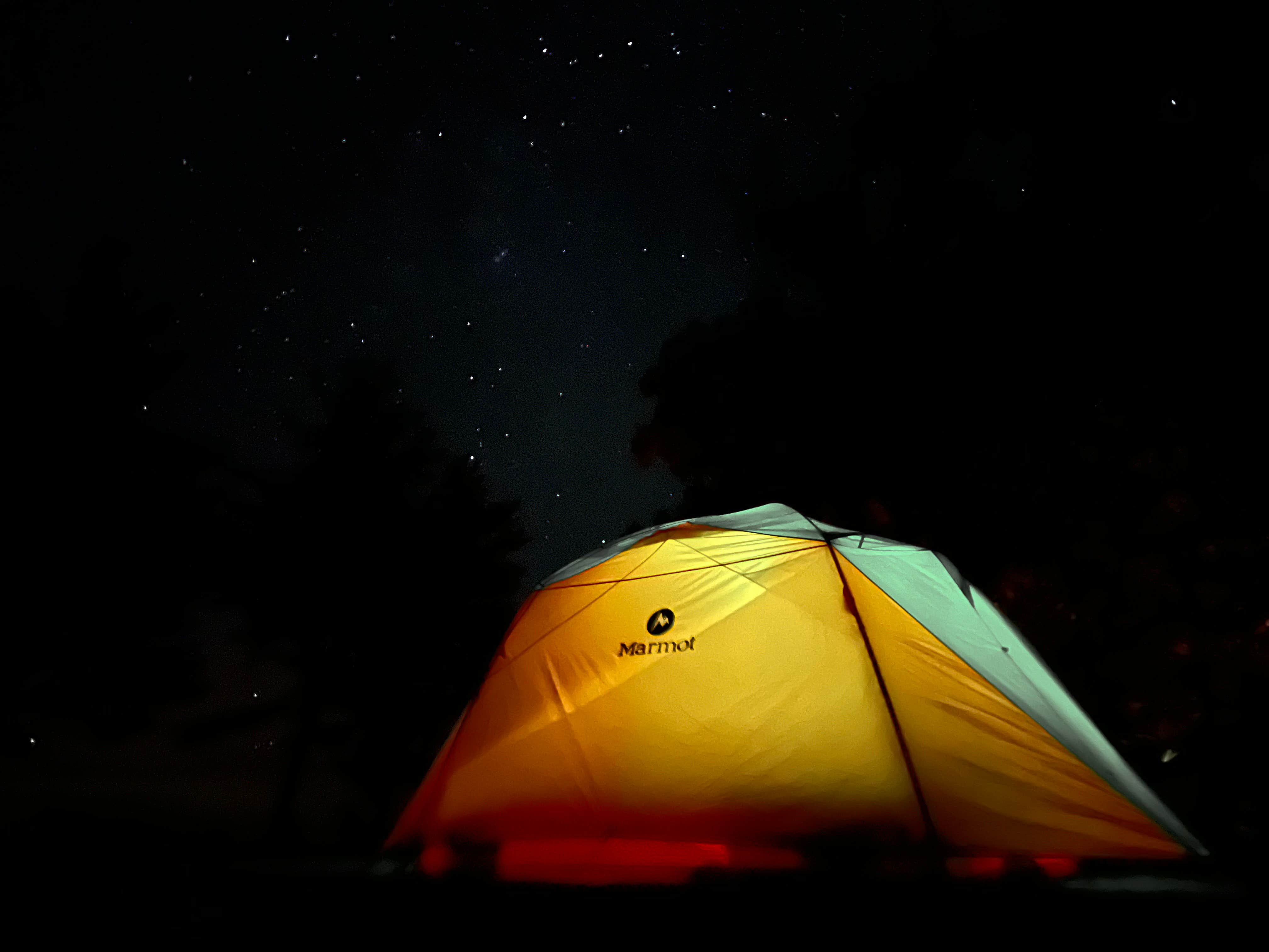 Michael V.'s photo of tent camping at Welcker's Point Campground — Peninsula State Park near Escanaba, MI