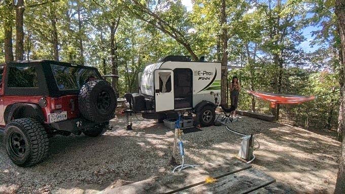 Robert D.'s photo of rv camping at Kettle Campground, Cabins & RV Park near Hindsville, AR