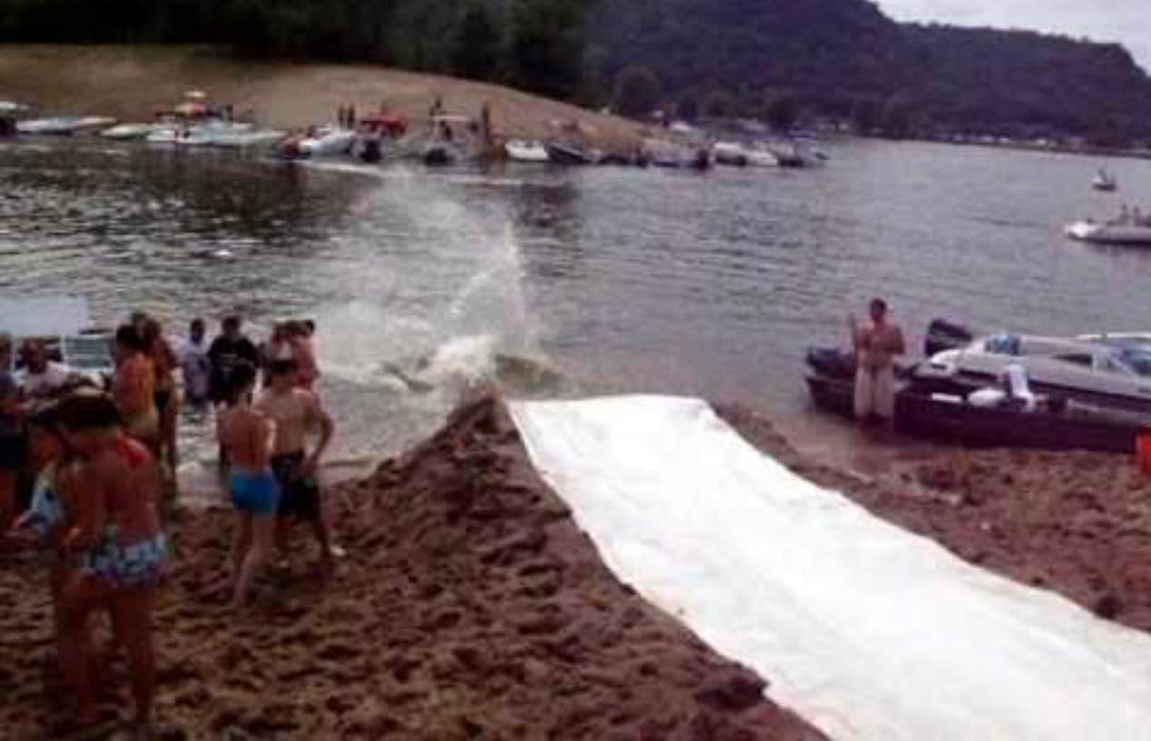 Camper-submitted photo at Crater Island near Harpers Ferry, IA