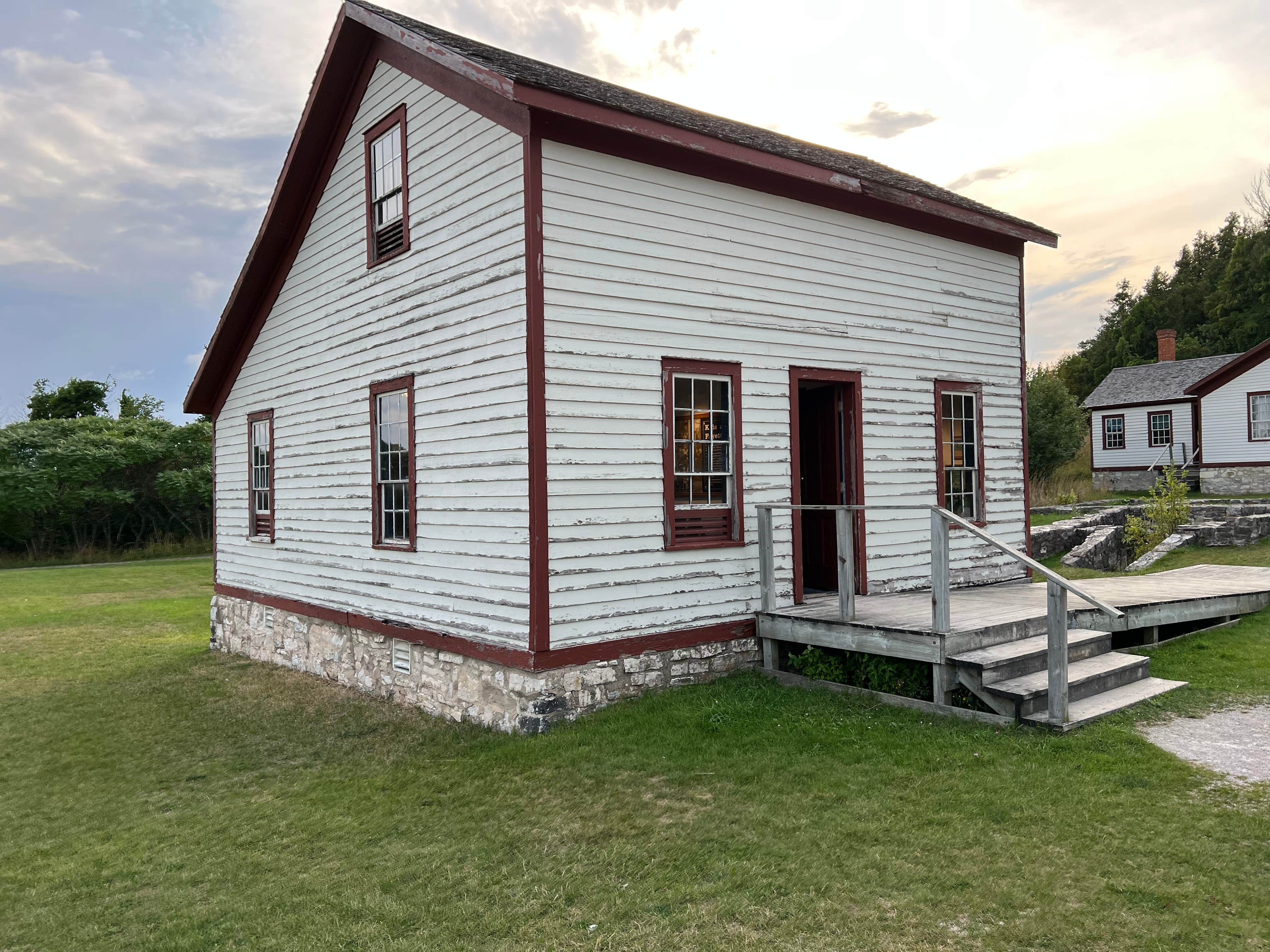 Michael V.'s photo of a cabin at Fayette State Park Campground near Gladstone, MI