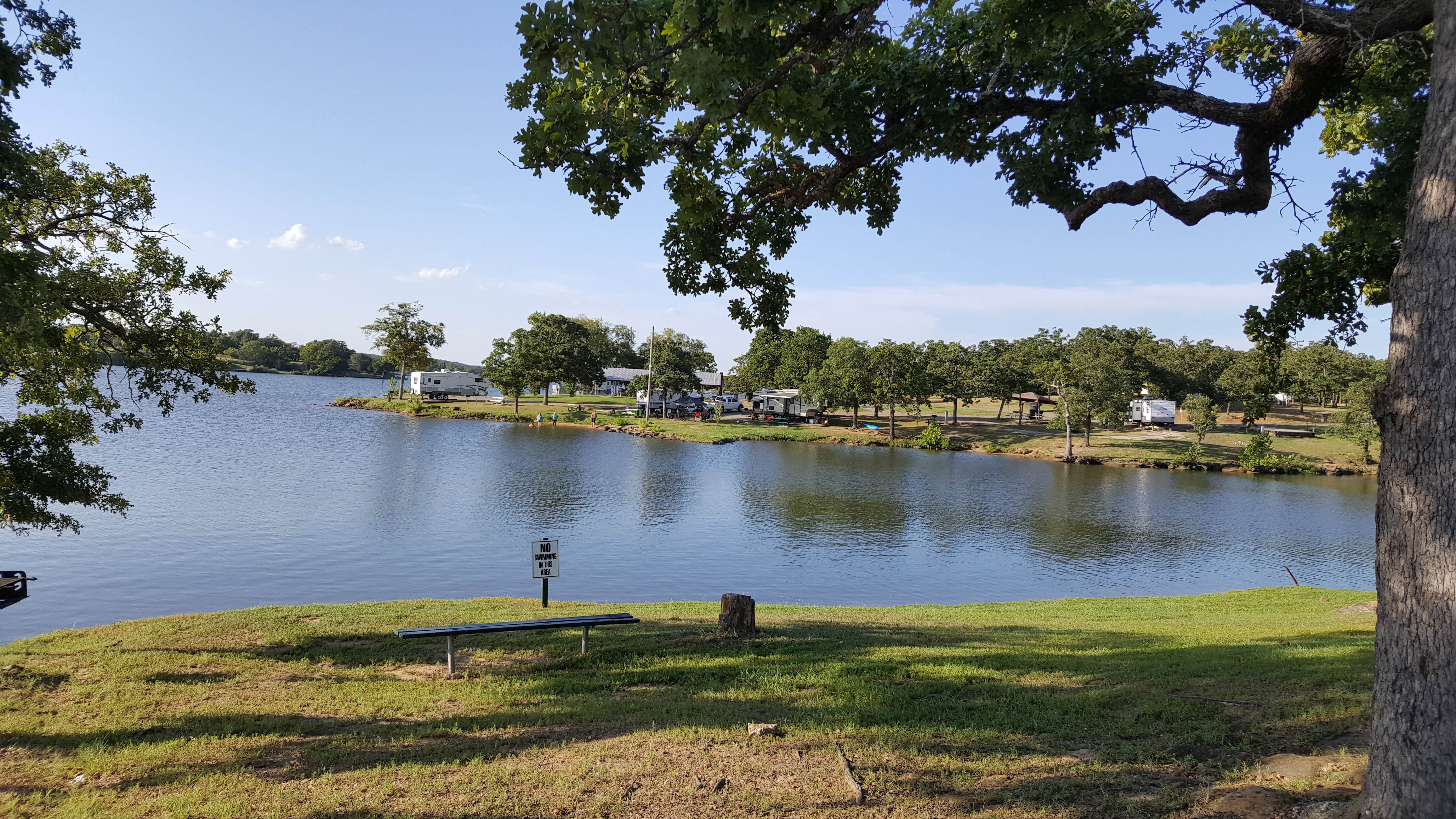 Camper-submitted photo at Wewoka Lake near Shawnee, OK