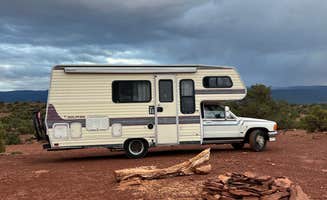 acadia H.'s photo of rv camping at Beas Lewis Flat Dispersed near Hanksville, UT