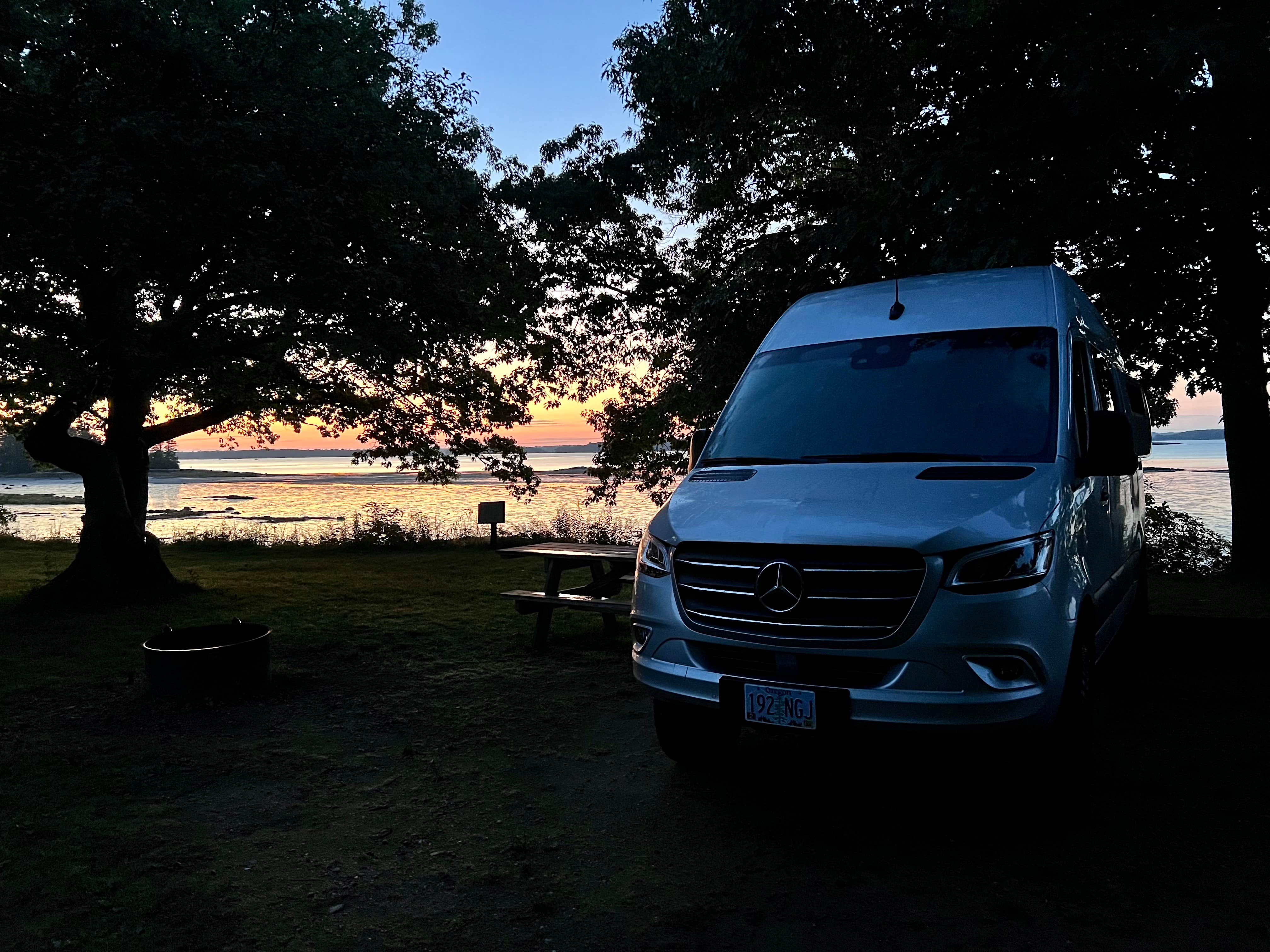 Christina V.'s photo of rv camping at Winslow Park And Campground near Yarmouth, ME