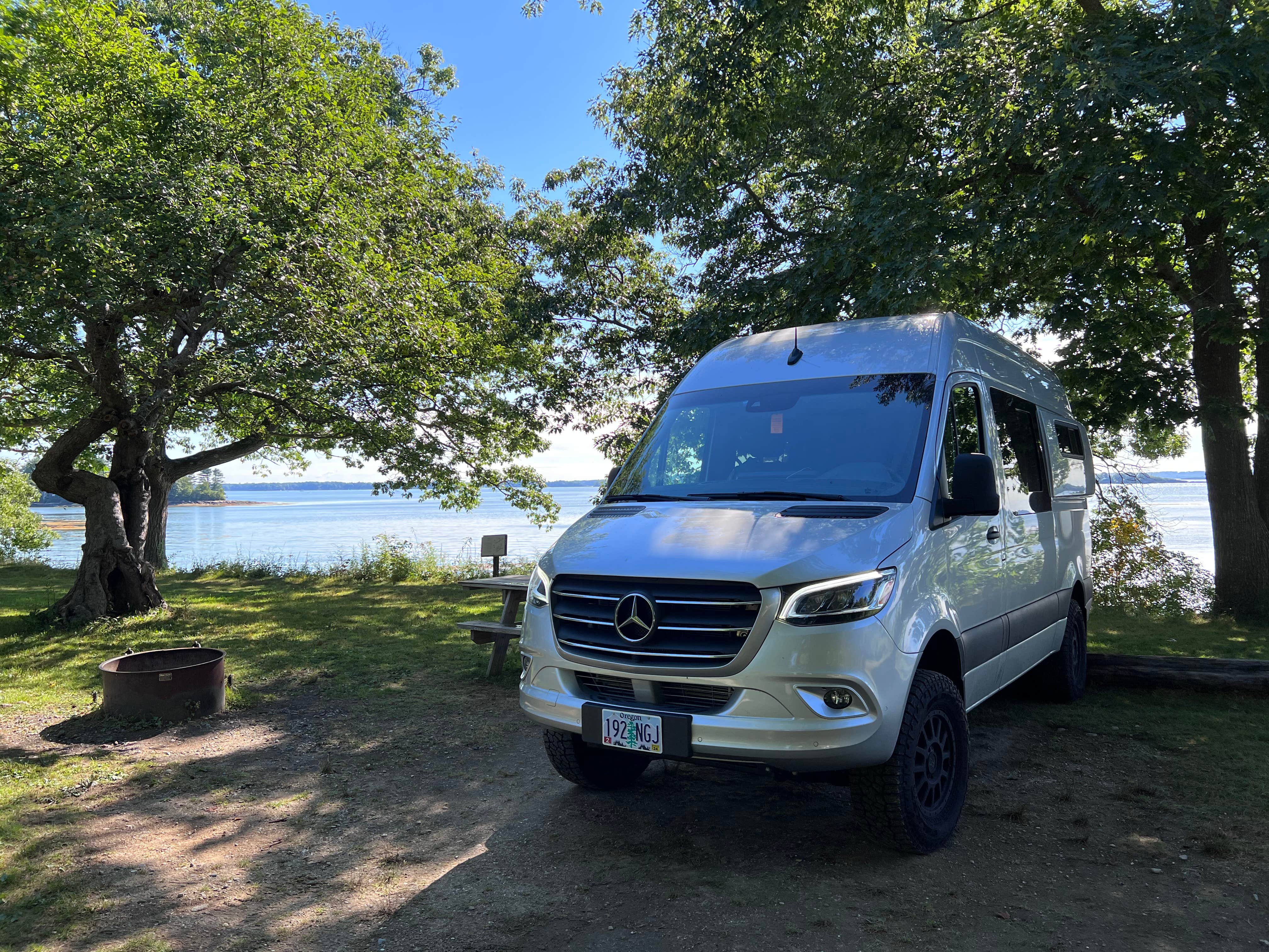Christina V.'s photo of rv camping at Winslow Park And Campground near Chebeague Island, ME