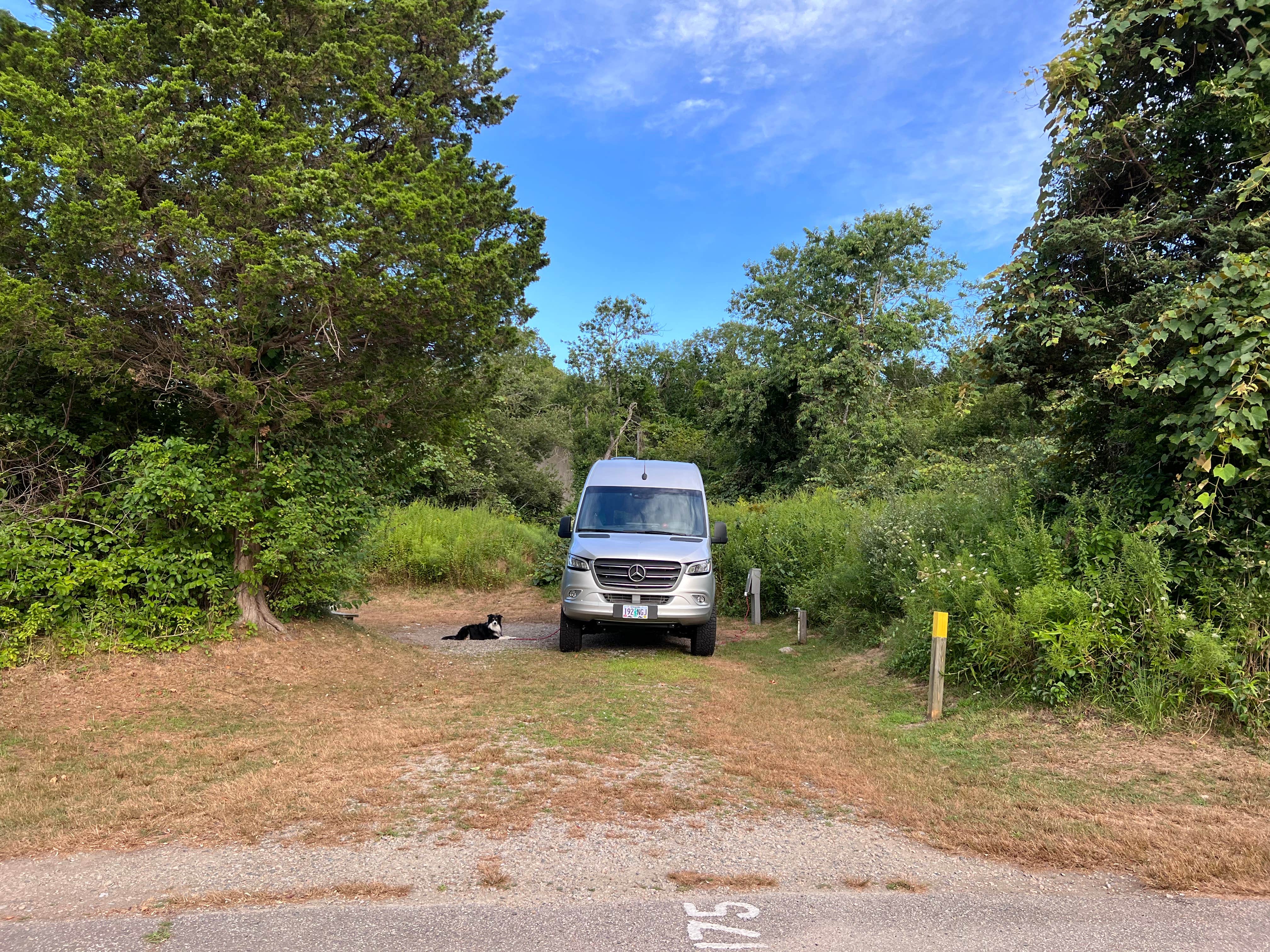 Christina V.'s photo of rv camping at Fishermens Memorial State Park Campground near Middletown, RI