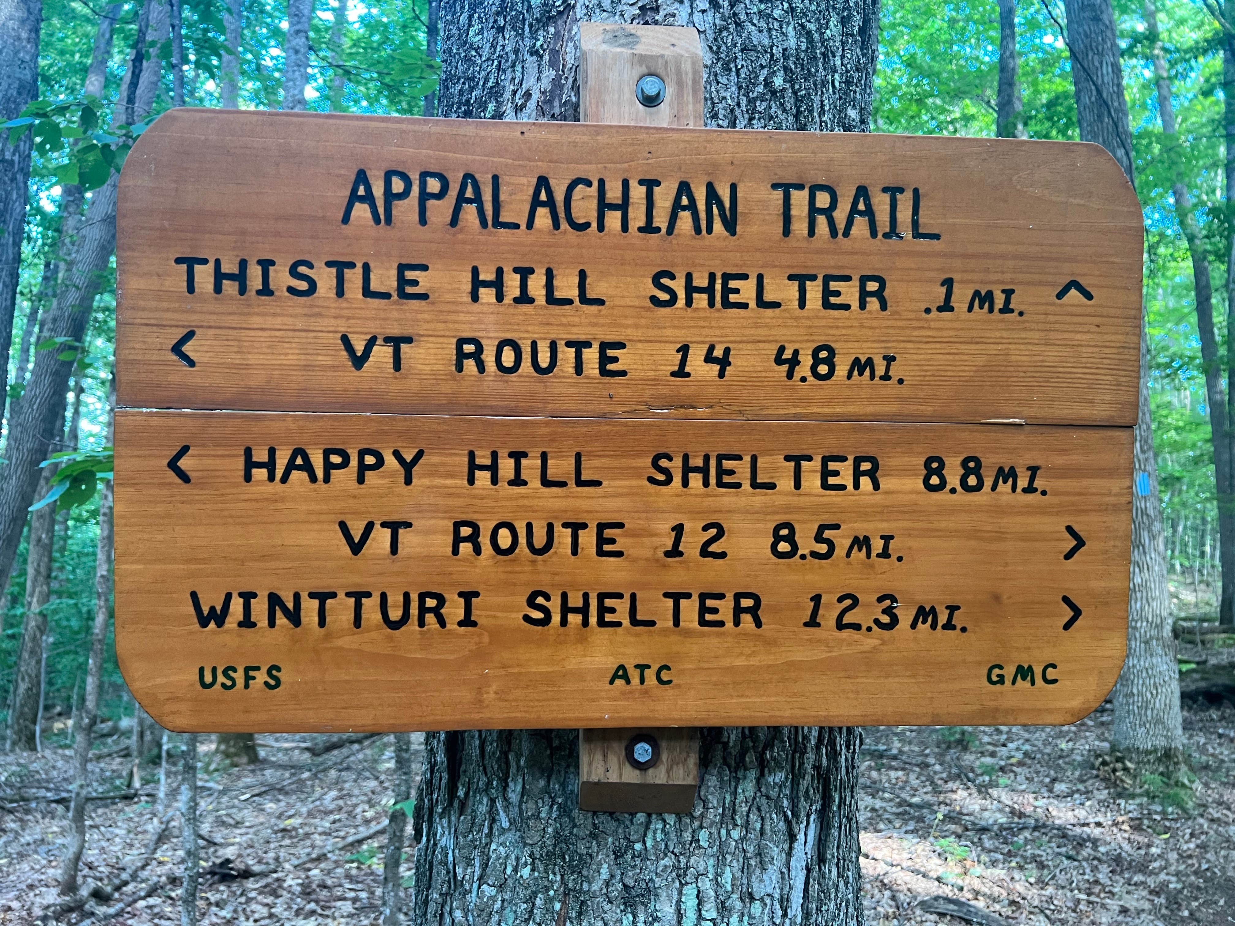 Camper-submitted photo at Thistle Hill Backcountry Shelter on the AT in Vermont — Appalachian National Scenic Trail near Ludlow, VT