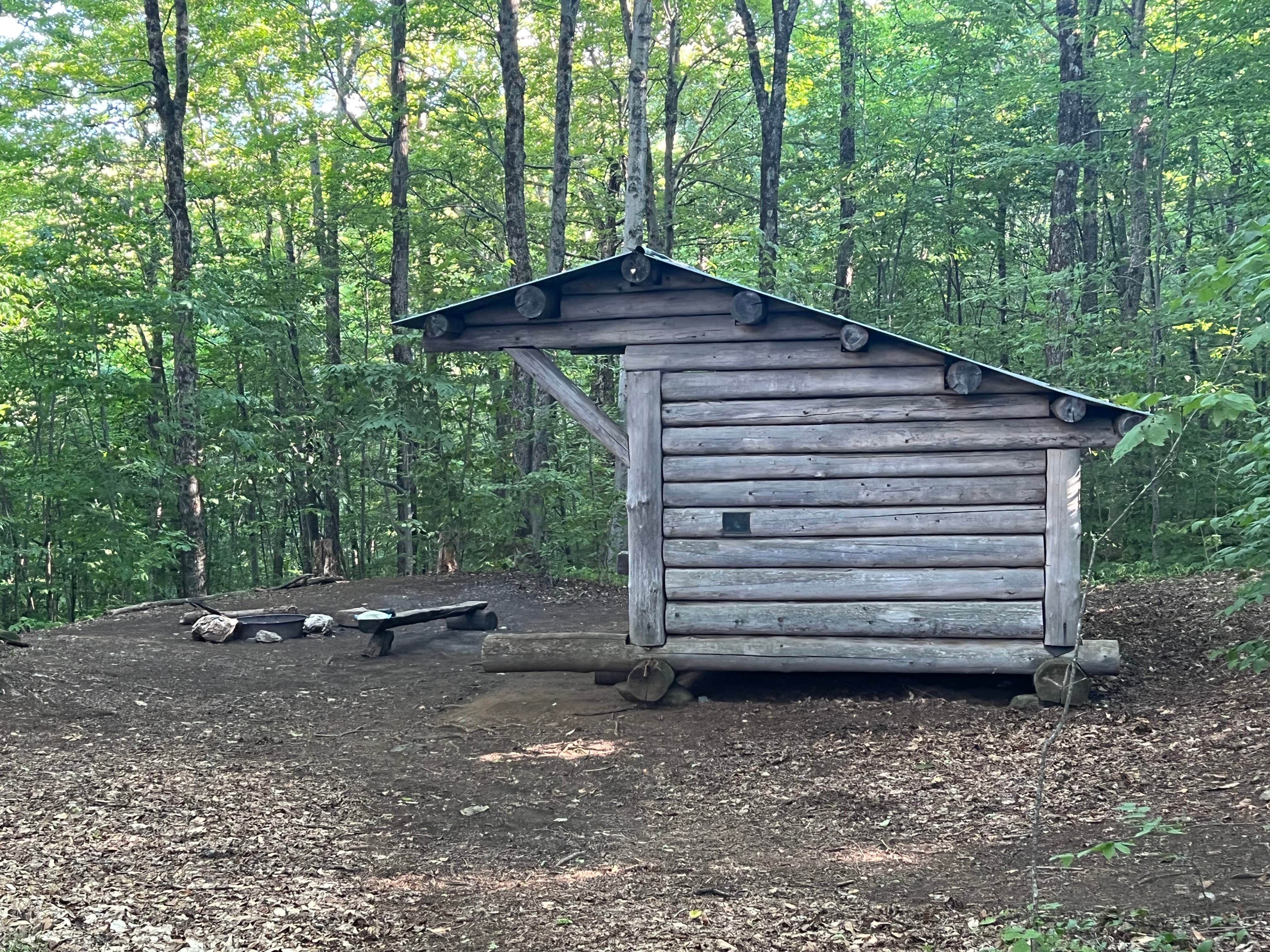 Camper-submitted photo at Thistle Hill Backcountry Shelter on the AT in Vermont — Appalachian National Scenic Trail near Ludlow, VT