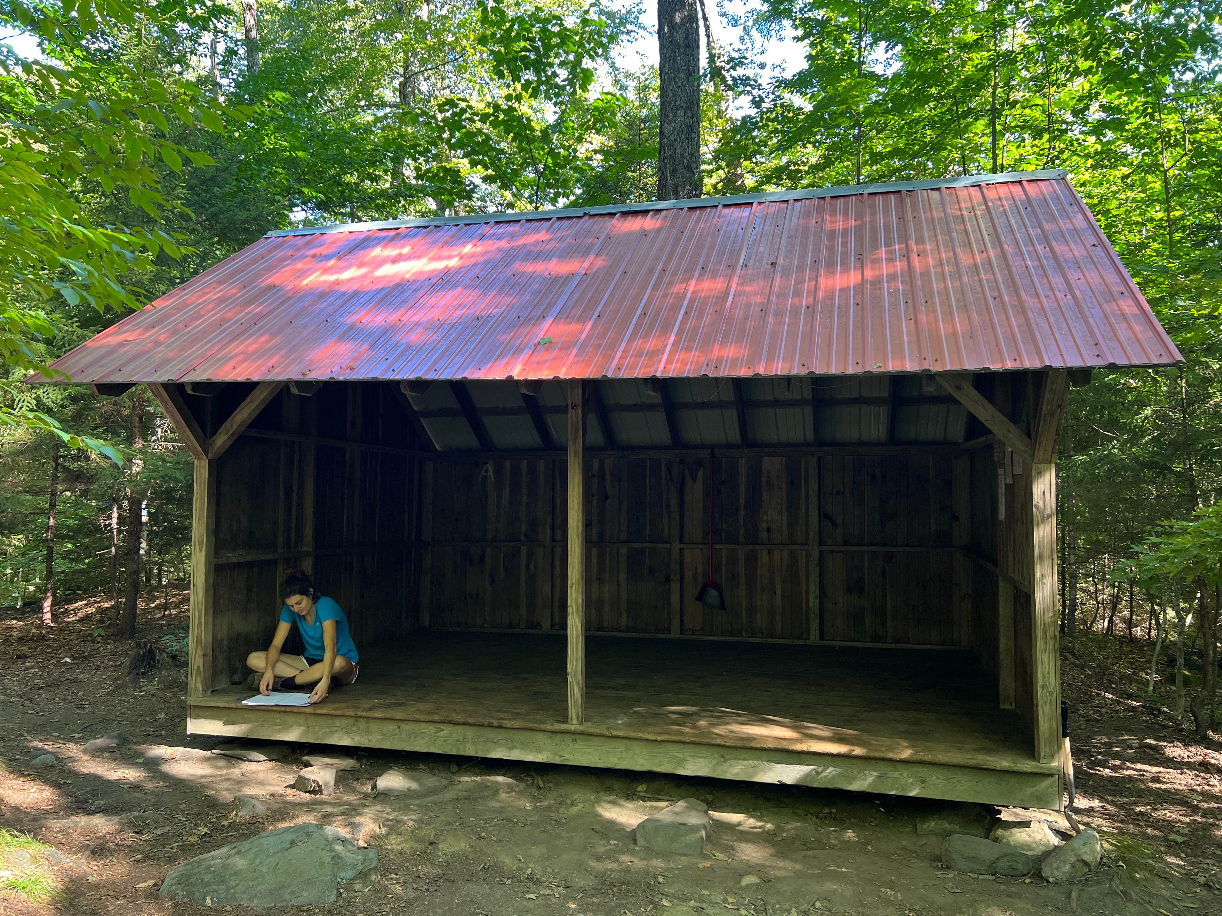 Camper submitted image from Winturri Backcountry Shelter on the AT in Vermont — Appalachian National Scenic Trail - 1