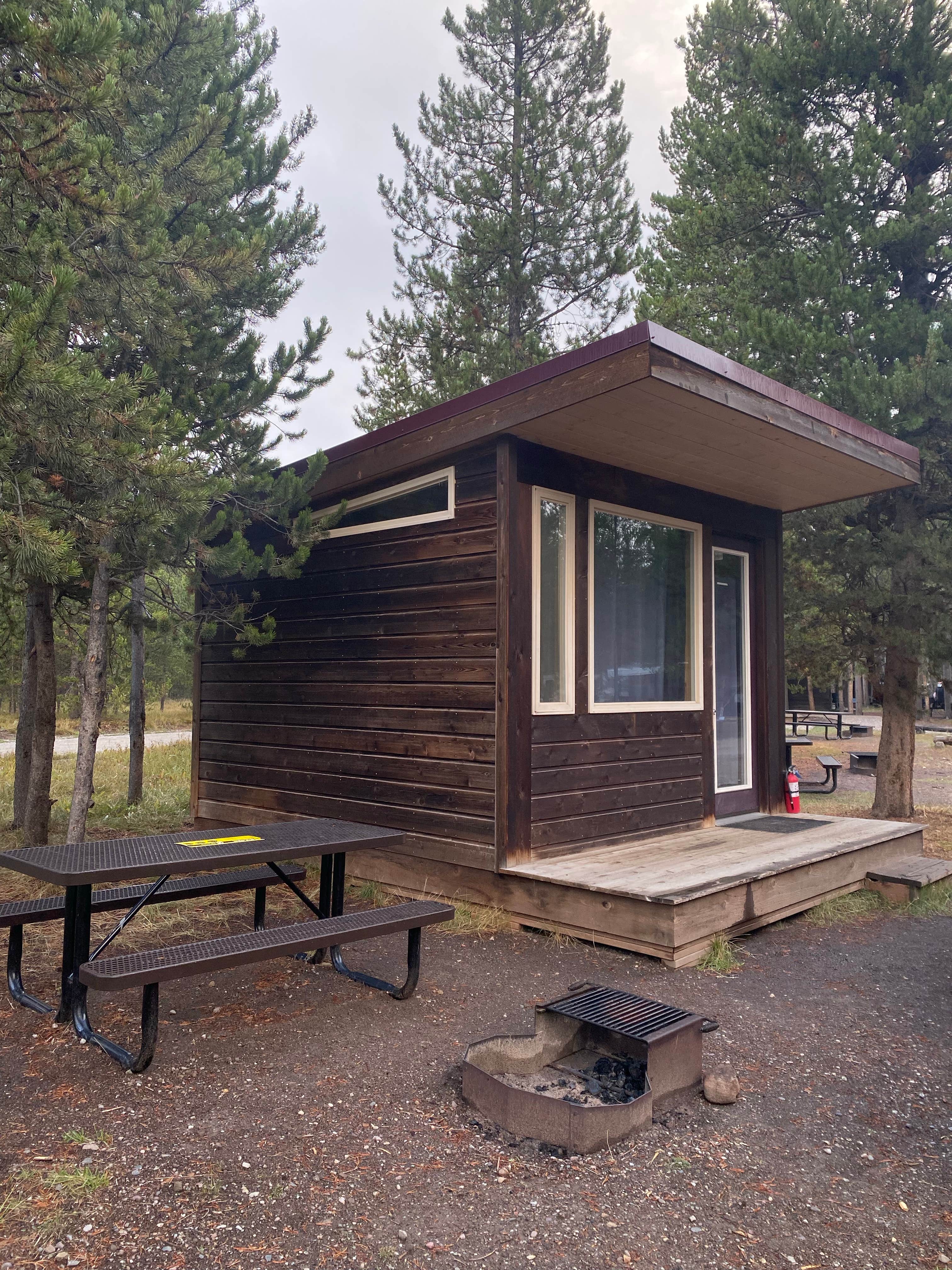Casey L.'s photo of glamping accommodations at Headwaters Campground at Flagg Ranch — John D. Rockefeller, Jr., Memorial Parkway near Victor, ID