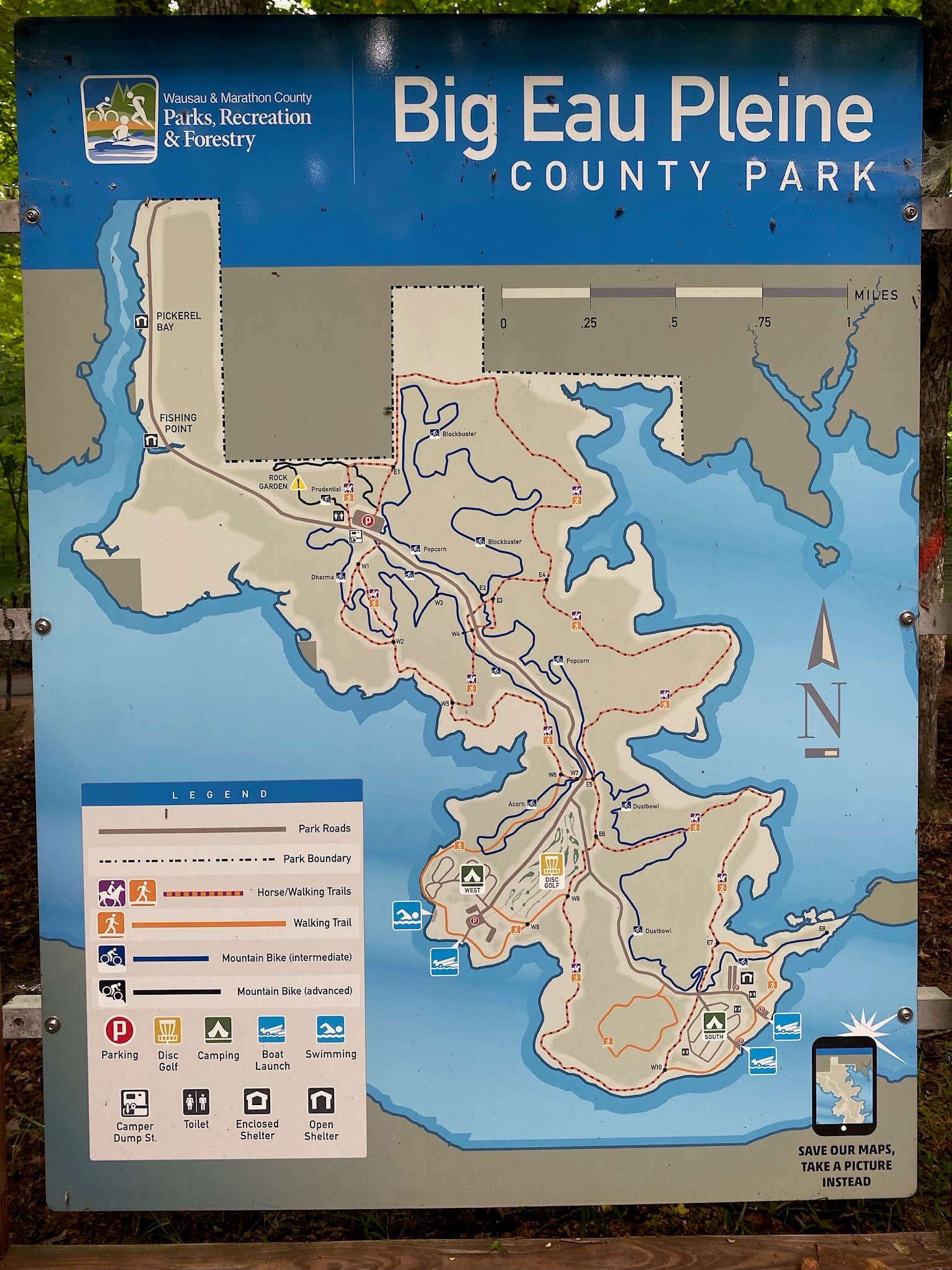 Camper-submitted photo at Big Eau Pleine Park Campground near Merrill, WI