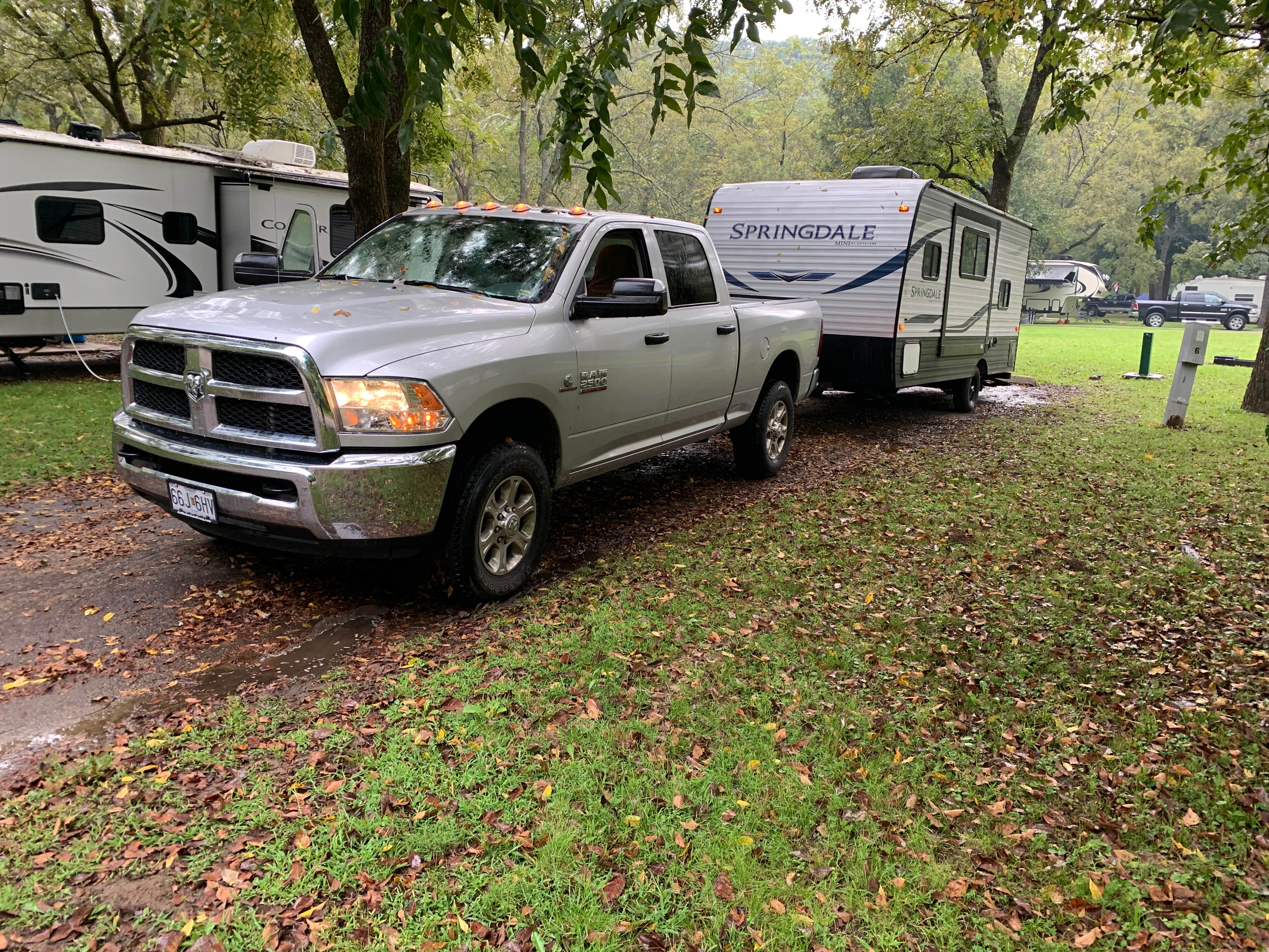 TJ G.'s photo of rv camping at Meramec State Park Campground near Farmington, MO