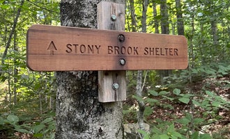 Camping near Coolidge State Park Campground: Stony Brook Backcountry Shelter on the AT in Vermont — Appalachian National Scenic Trail, Killington, Vermont