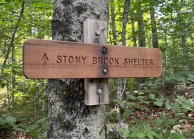 Stony Brook Backcountry Shelter on the AT in Vermont