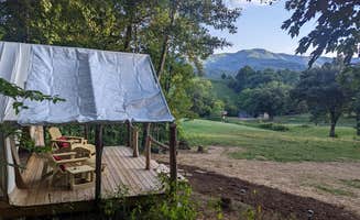 Kimberly H.'s photo of glamping accommodations at Horse Hollow Glamping near Del Rio, TN