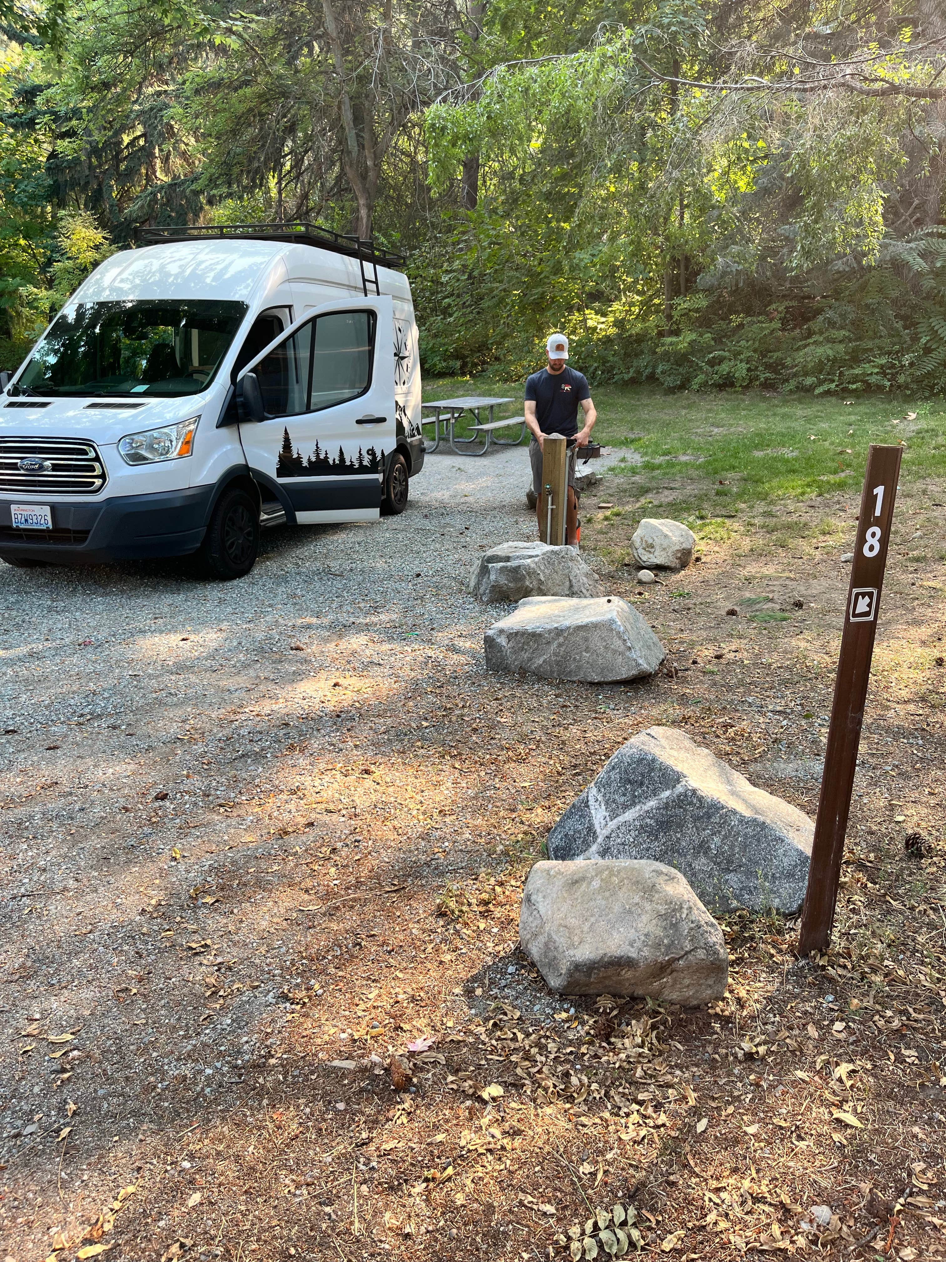 molly N.'s photo of rv camping at Lake Chelan State Park Campground near Twisp, WA