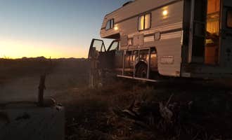 Camping near Lordsburg KOA: Sunsets at The Fiddlers Roost, Animas, New Mexico