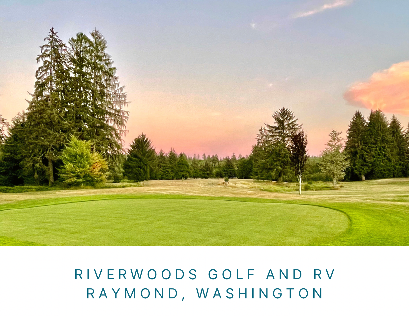 Camper-submitted photo at Riverwoods Golf and RV near Aberdeen, WA