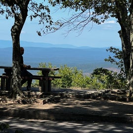 my favorite picnic spot at Winding Stair campground