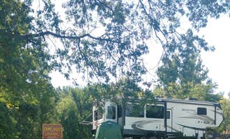 Camping near Riverview Ridge: Central Park, Anamosa, Iowa