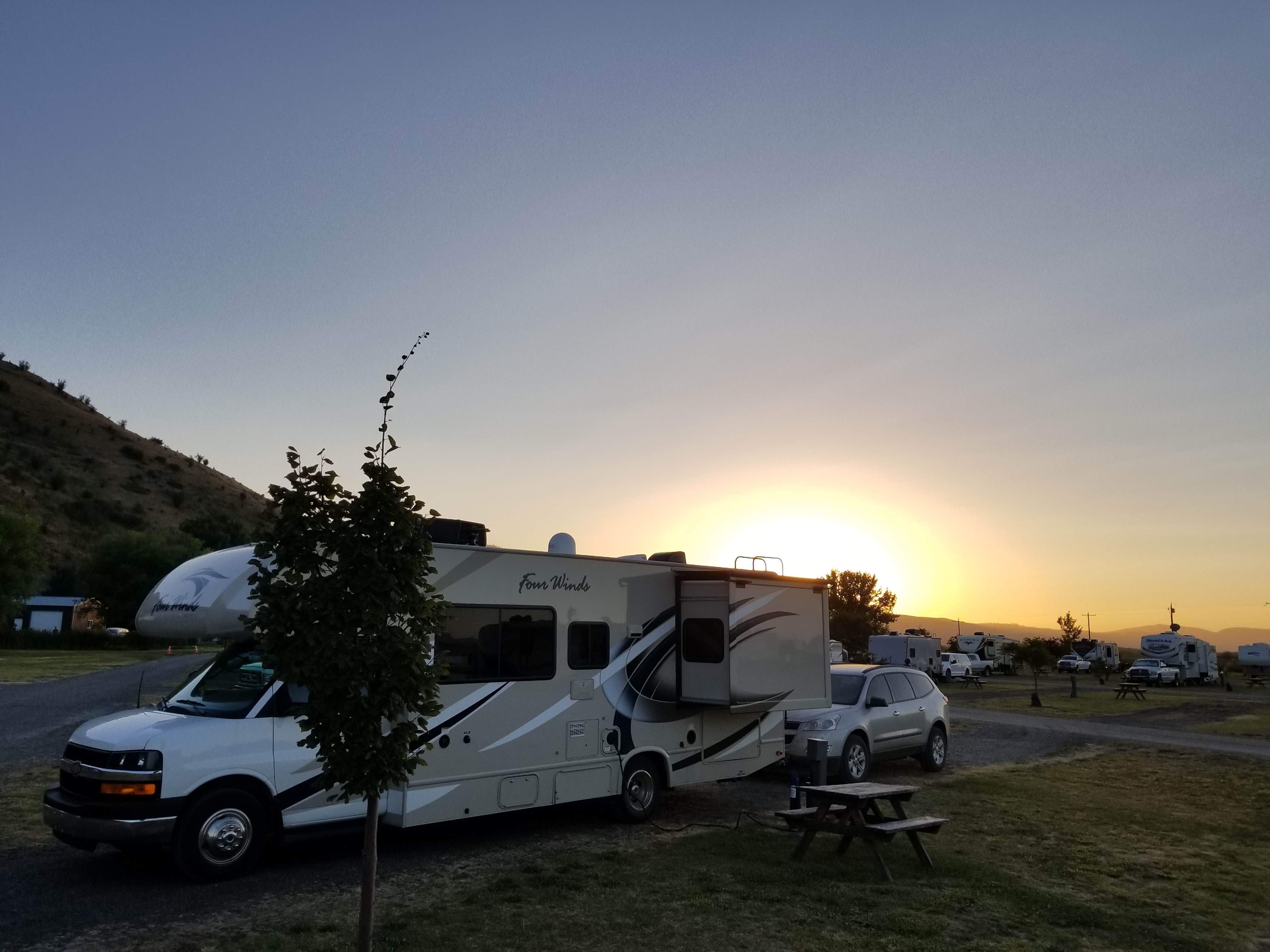 Jon F.'s photo of rv camping at Grande Hot Springs RV Resort in Oregon