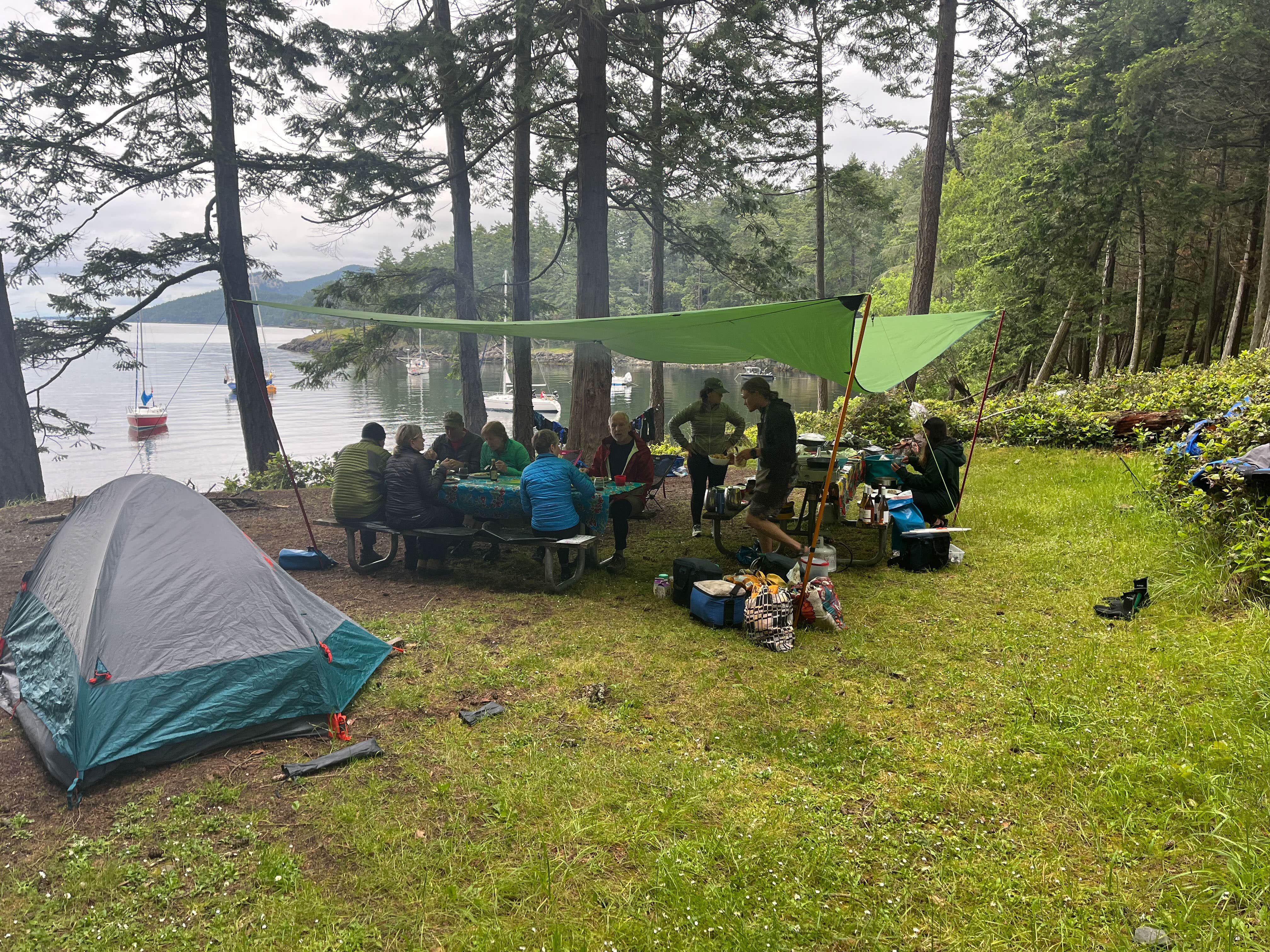 Camper-submitted photo at Jones Island Marine State Park Campground near Point Roberts, WA
