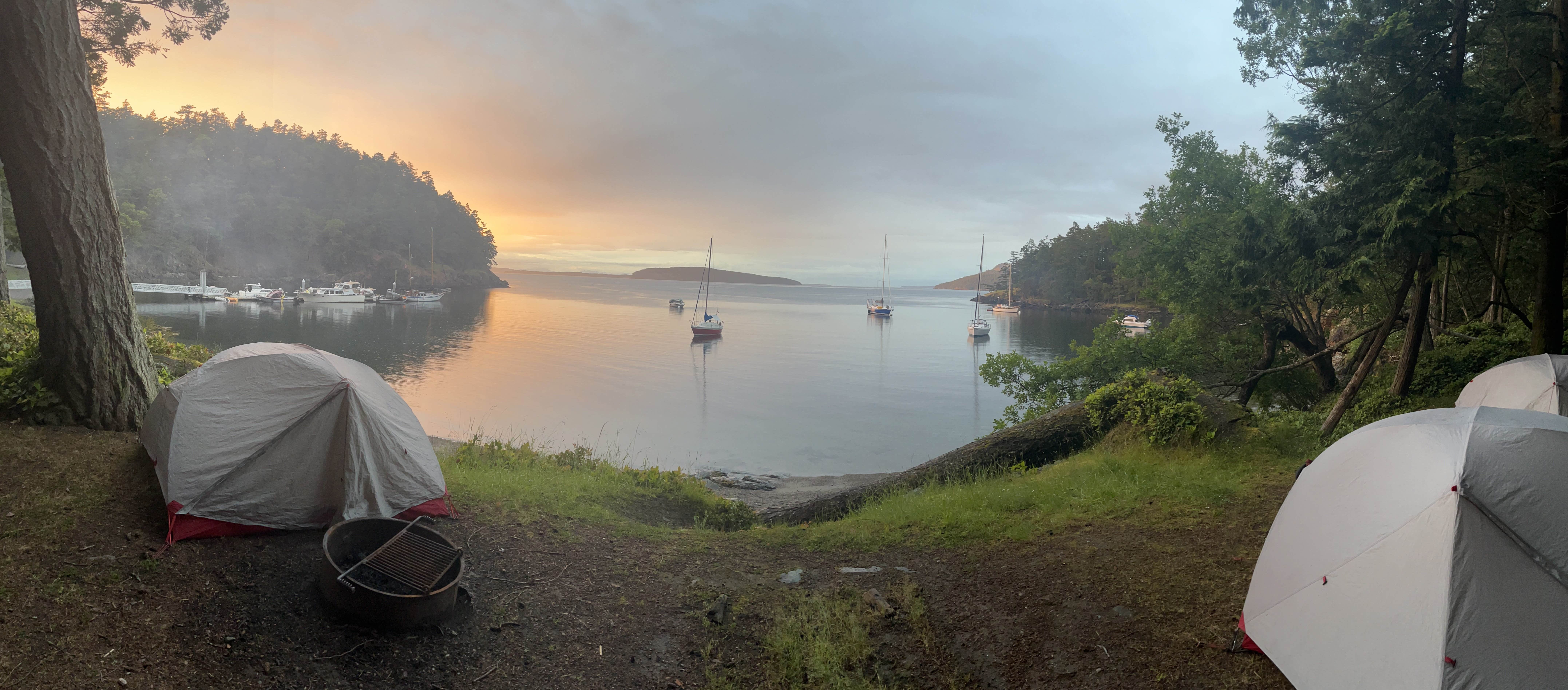 Camper-submitted photo at Jones Island Marine State Park Campground near Point Roberts, WA