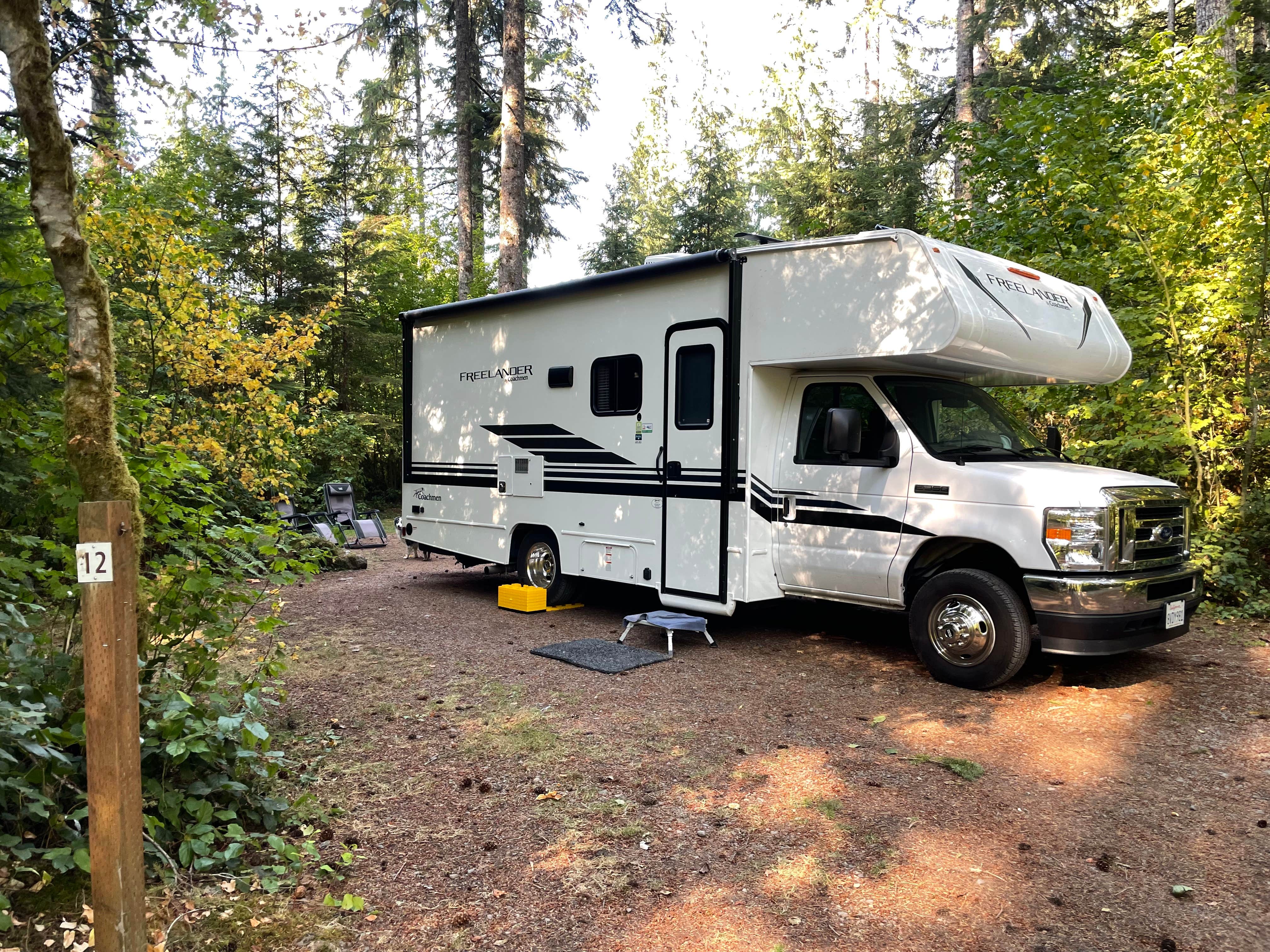 Lori T.'s photo of rv camping at Bear Creek - State Forest near Sekiu, WA