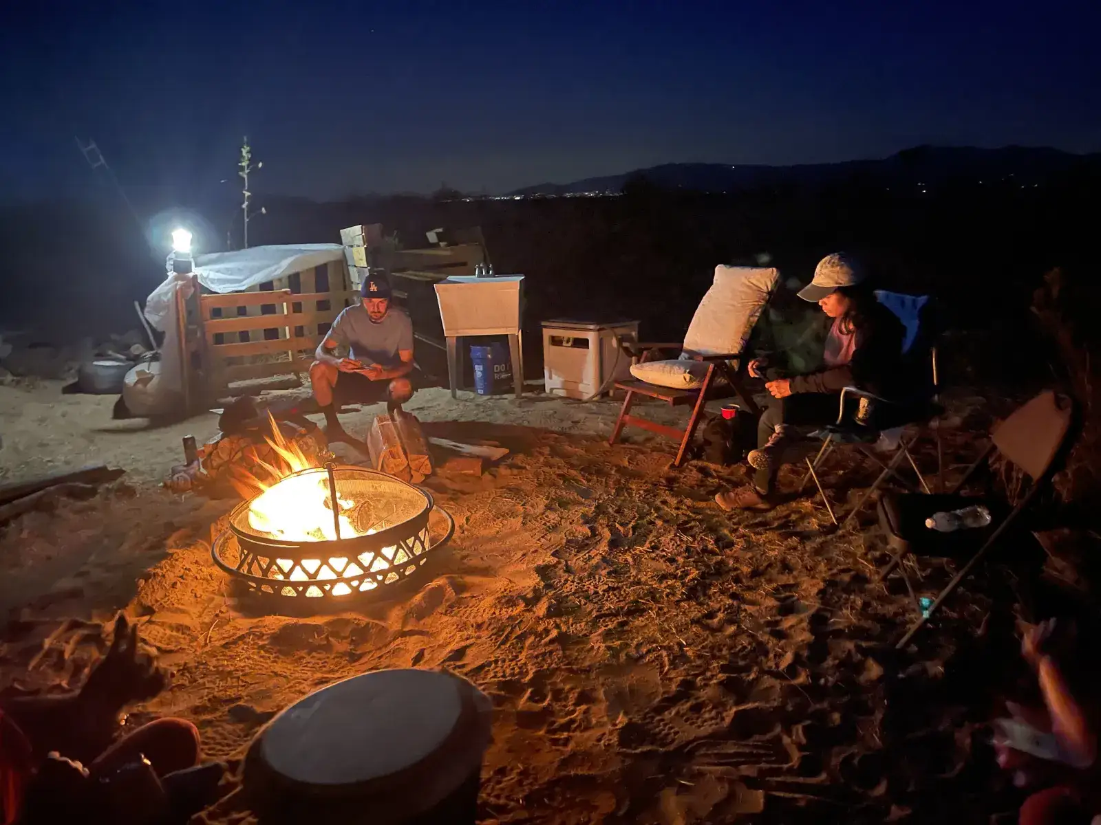Camper-submitted photo at Starry Night Skoolie Glampsite near Red Mountain, CA