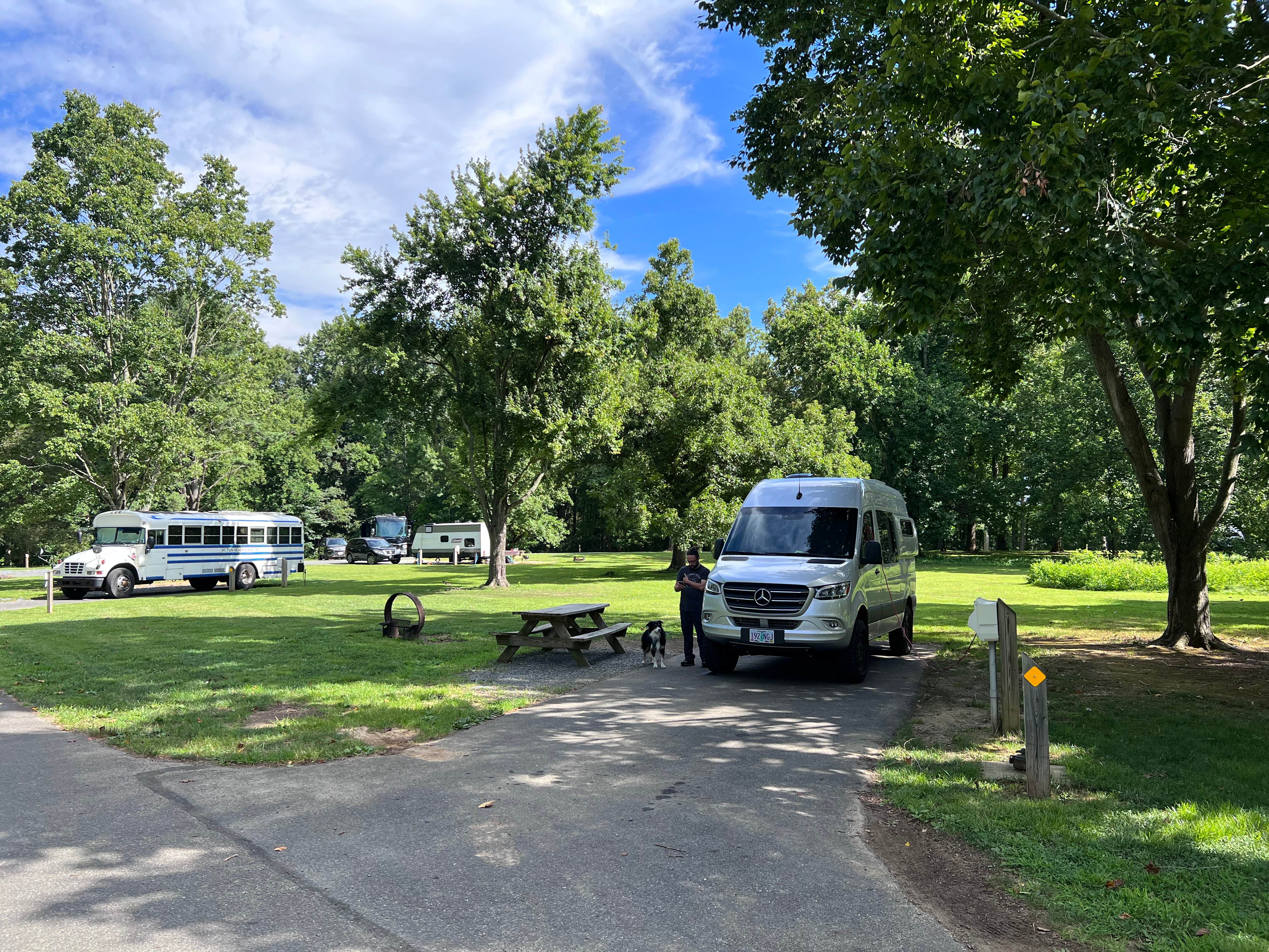 Christina V.'s photo of rv camping at Lums Pond State Park Campground near Marcus Hook, PA