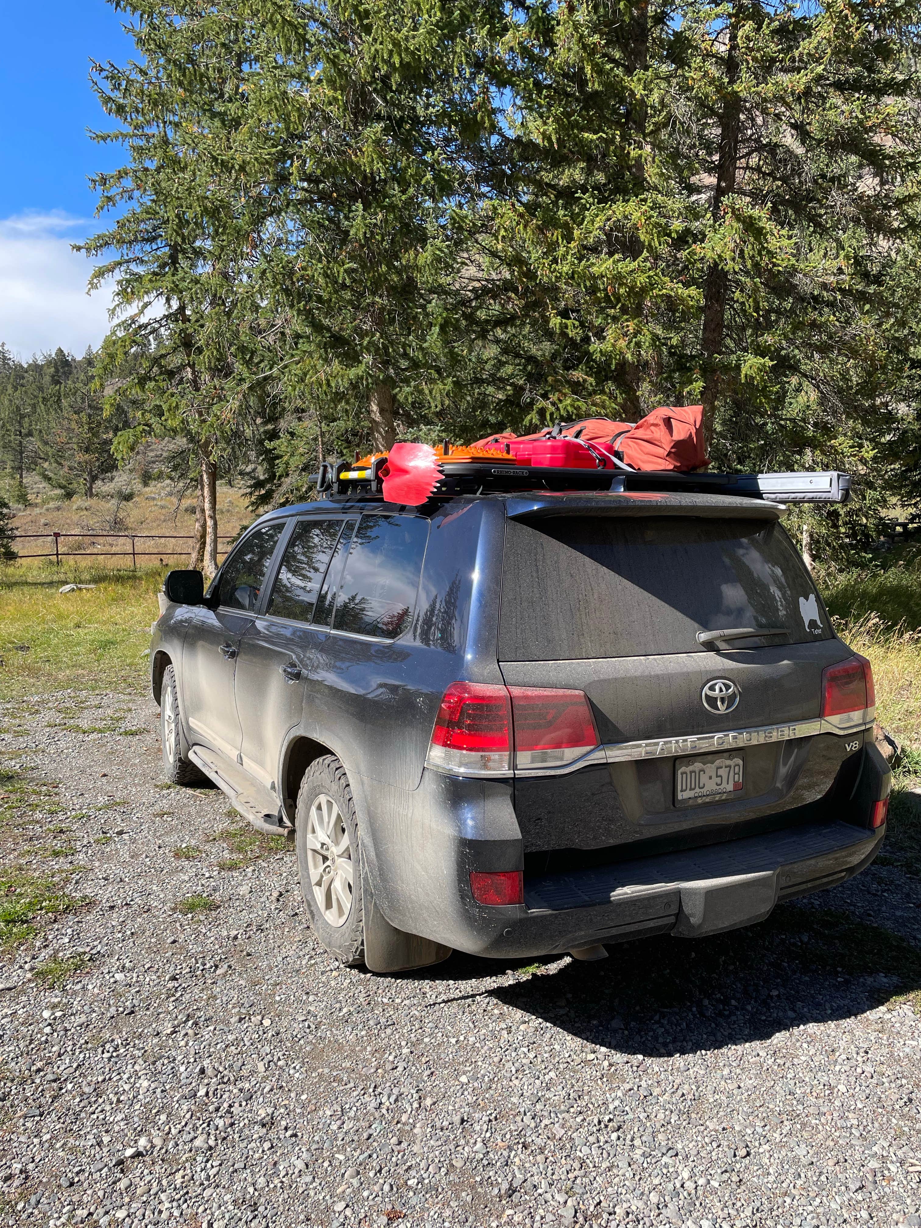 Camper-submitted photo at Wood River near Shoshone National Forest