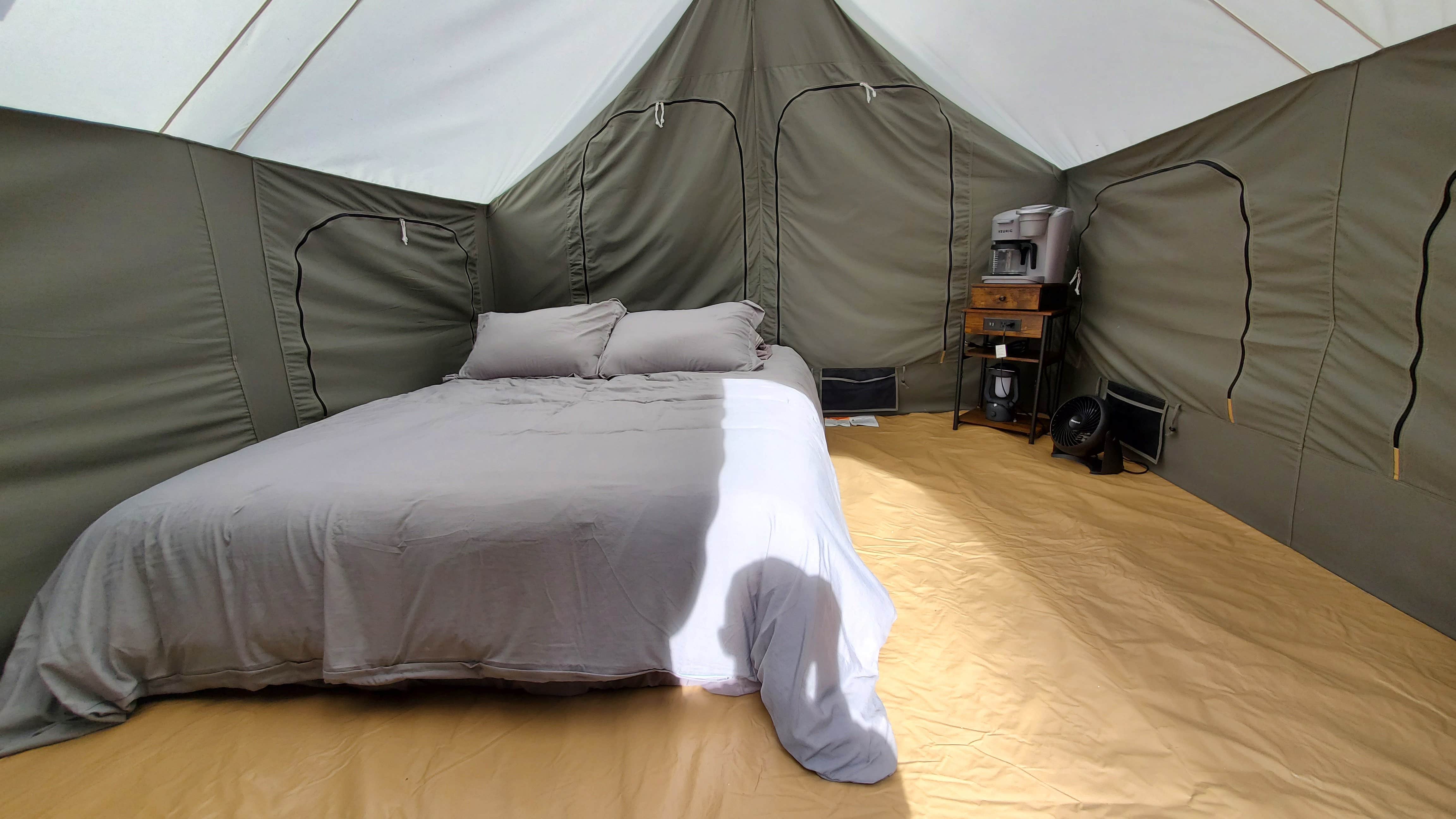 Andrew's photo of glamping accommodations at "Glamping" Pike's Peak Camping Spot- Reservation Only Site near PSICC