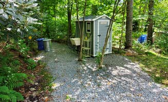 Desmond G.'s photo of a cabin at Neversink Sanctuary - Private Camping near Woodridge, NY