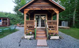 Desmond G.'s photo of a cabin at Neversink Sanctuary - Private Camping near Upper Delaware National Scenic and Recreation River