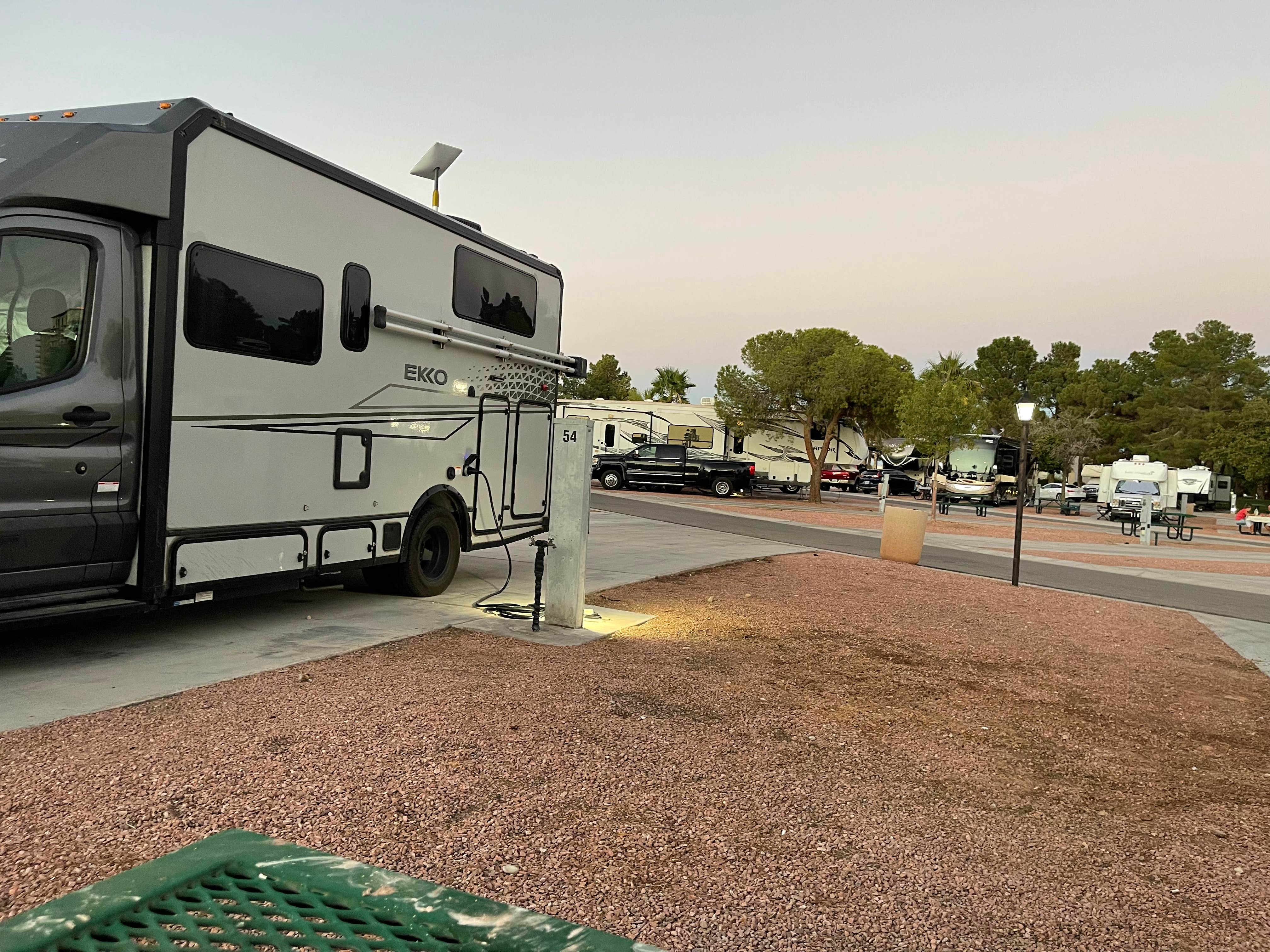 Femke J.'s photo of rv camping at Oasis Las Vegas RV Resort near Sloan, NV