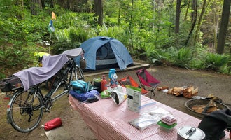 Camping near Macie's Brook: Joemma Beach State Park Campground, Lakebay, Washington