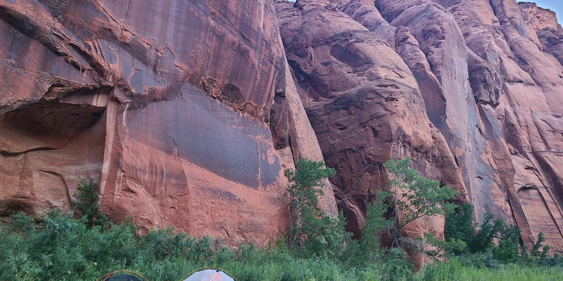 Camper submitted image from Paria Canyon Wilderness - The Hole Backcountry Campsite