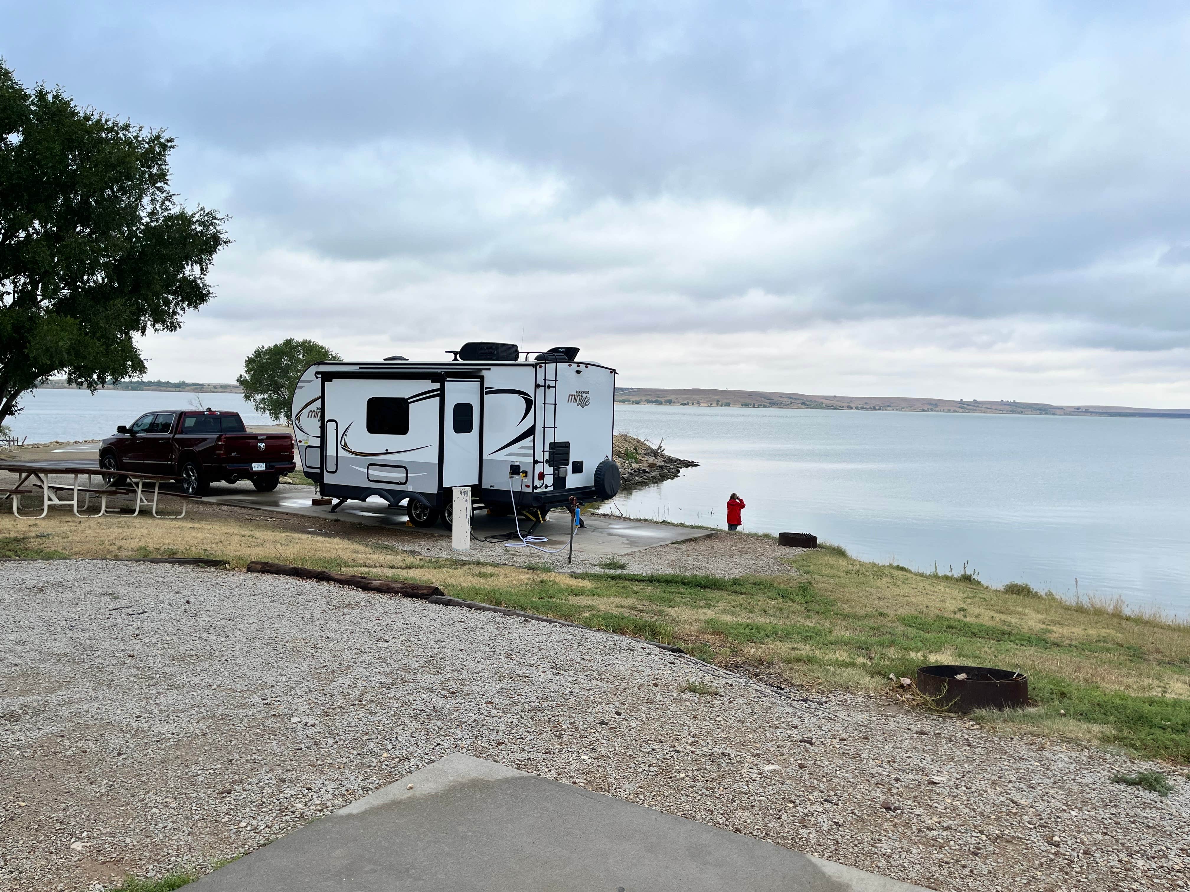 Diane G.'s photo of rv camping at Big Bluestem Hell Creek Area Campground — Wilson State Park near Lucas, KS