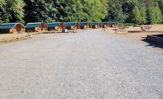 Jamie A.'s photo of camping with pets at Thousand Trails Grandy Creek near Mt. Baker-Snoqualmie National Forest