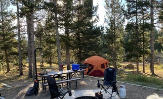 Camping near Ranger Creek: Bighorn National Forest Tie Flume Campground, Wolf, Wyoming