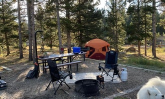 Camping near North Tongue: Bighorn National Forest Tie Flume Campground, Wolf, Wyoming